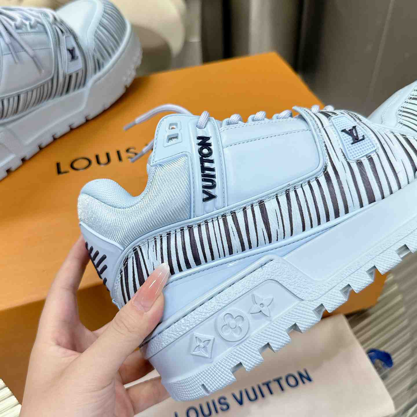 Louis Vuitton LV x Park Seo-Bo LV Trainer Maxi Sneaker   1AD9VE - DopestKickz