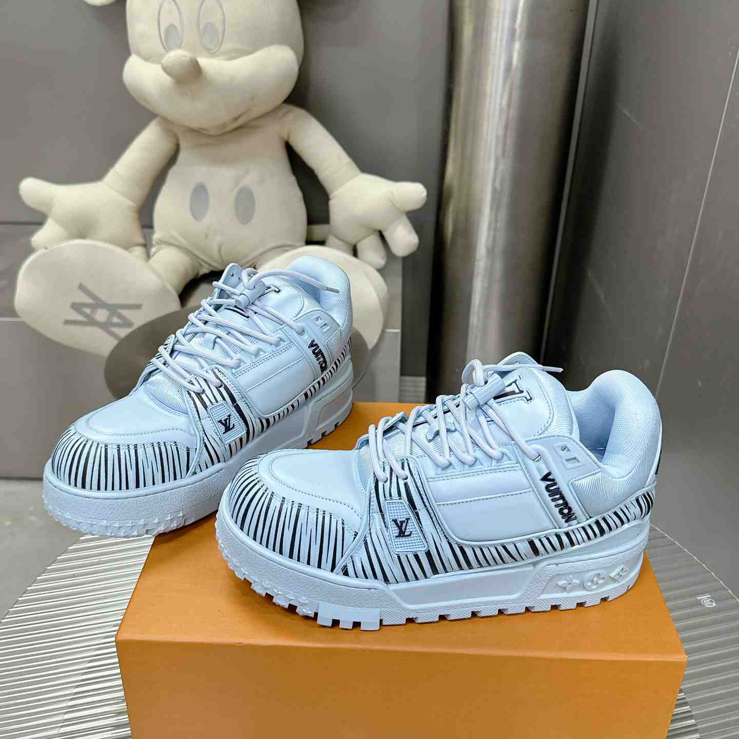 Louis Vuitton LV x Park Seo-Bo LV Trainer Maxi Sneaker   1AD9VE - DopestKickz