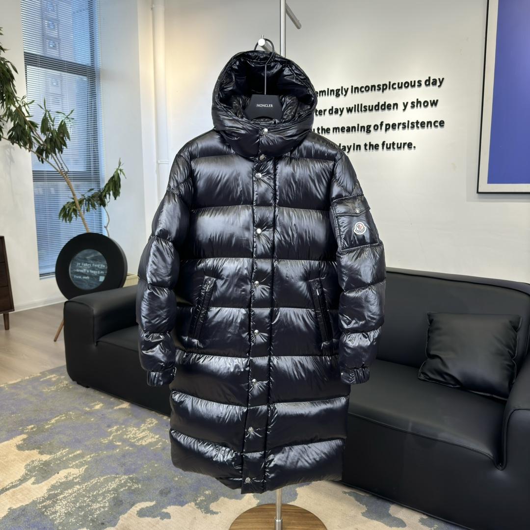 Moncler Maya Hanovcrtan Long Down Jacket - DopestKickz