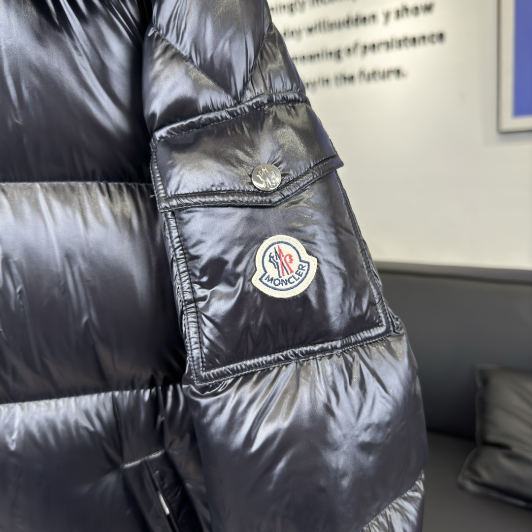 Moncler Maya Hanovcrtan Long Down Jacket - DopestKickz
