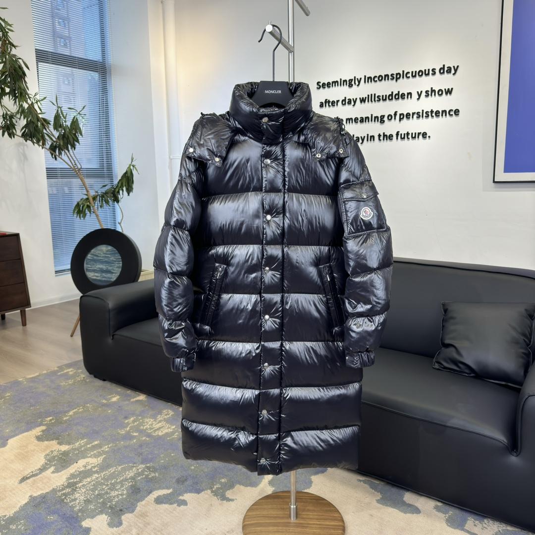 Moncler Maya Hanovcrtan Long Down Jacket - DopestKickz