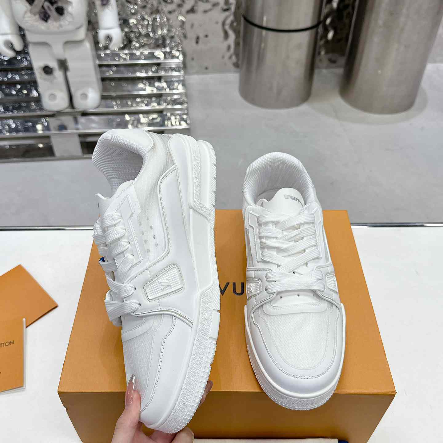 Louis Vuitton LV Trainer Sneaker   1AD6T4 - DopestKickz