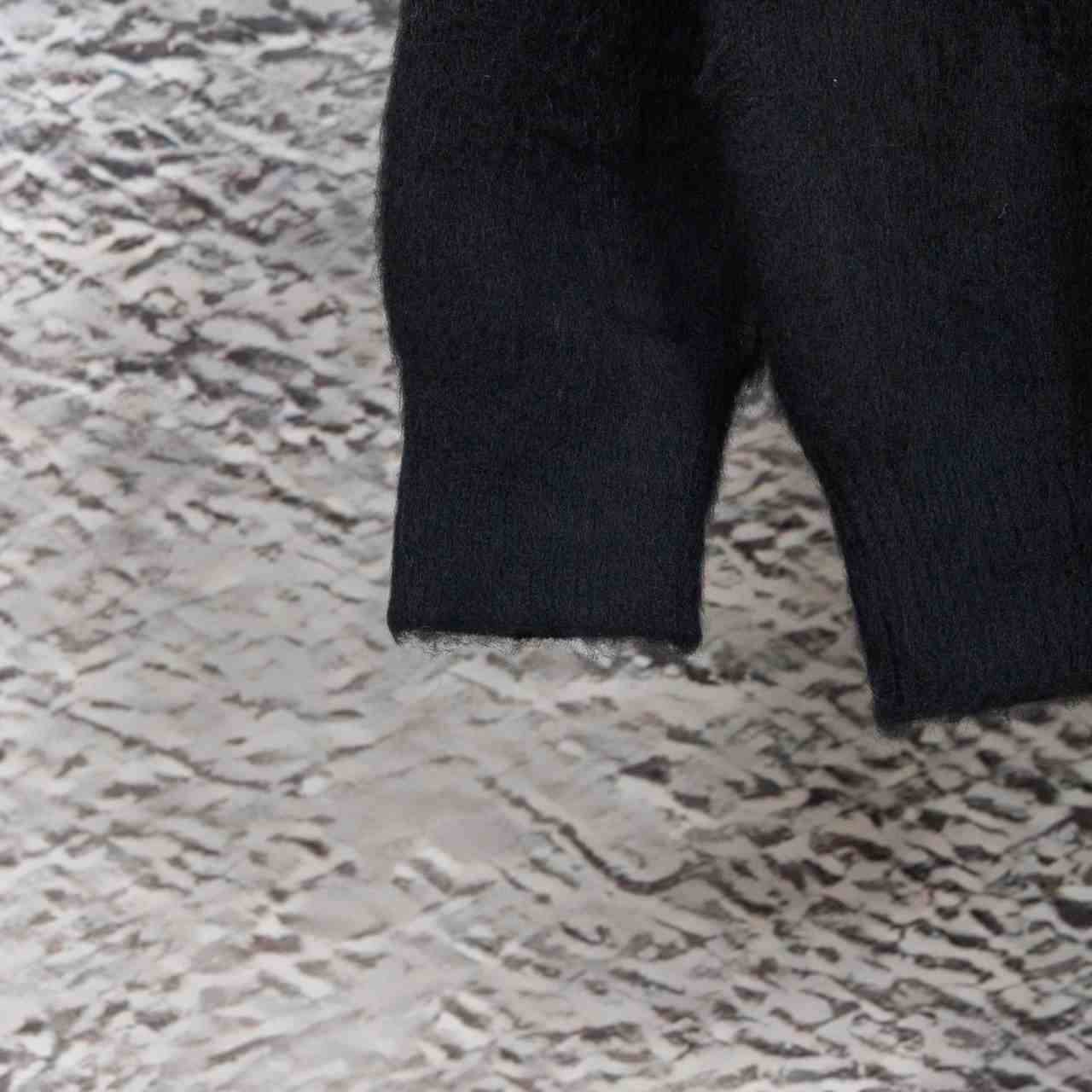 Saint Laurent Logo-Intarsia Mohair-Blend Sweater - DopestKickz