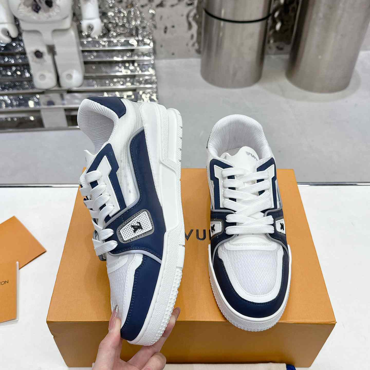 Louis Vuitton LV Trainer Sneaker   1AD6TJ - DopestKickz