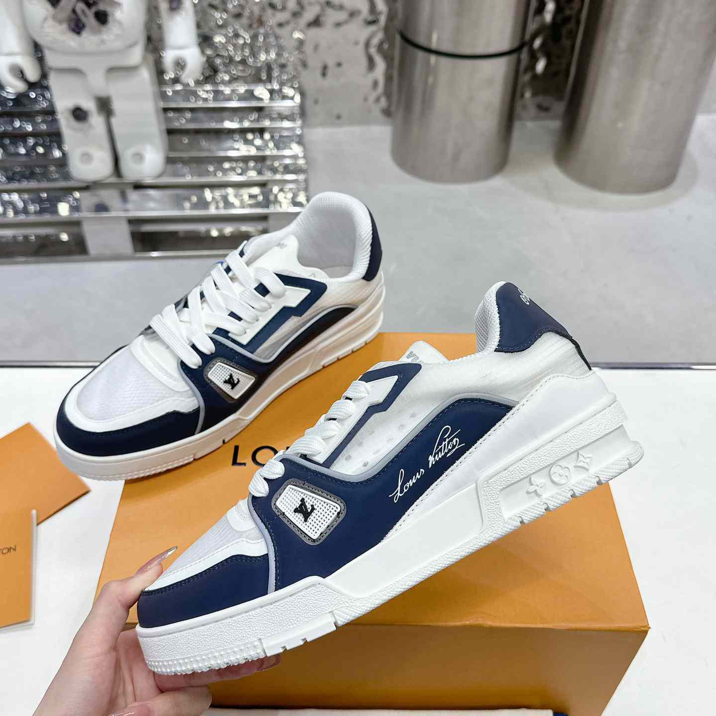 Louis Vuitton LV Trainer Sneaker   1AD6TJ - DopestKickz