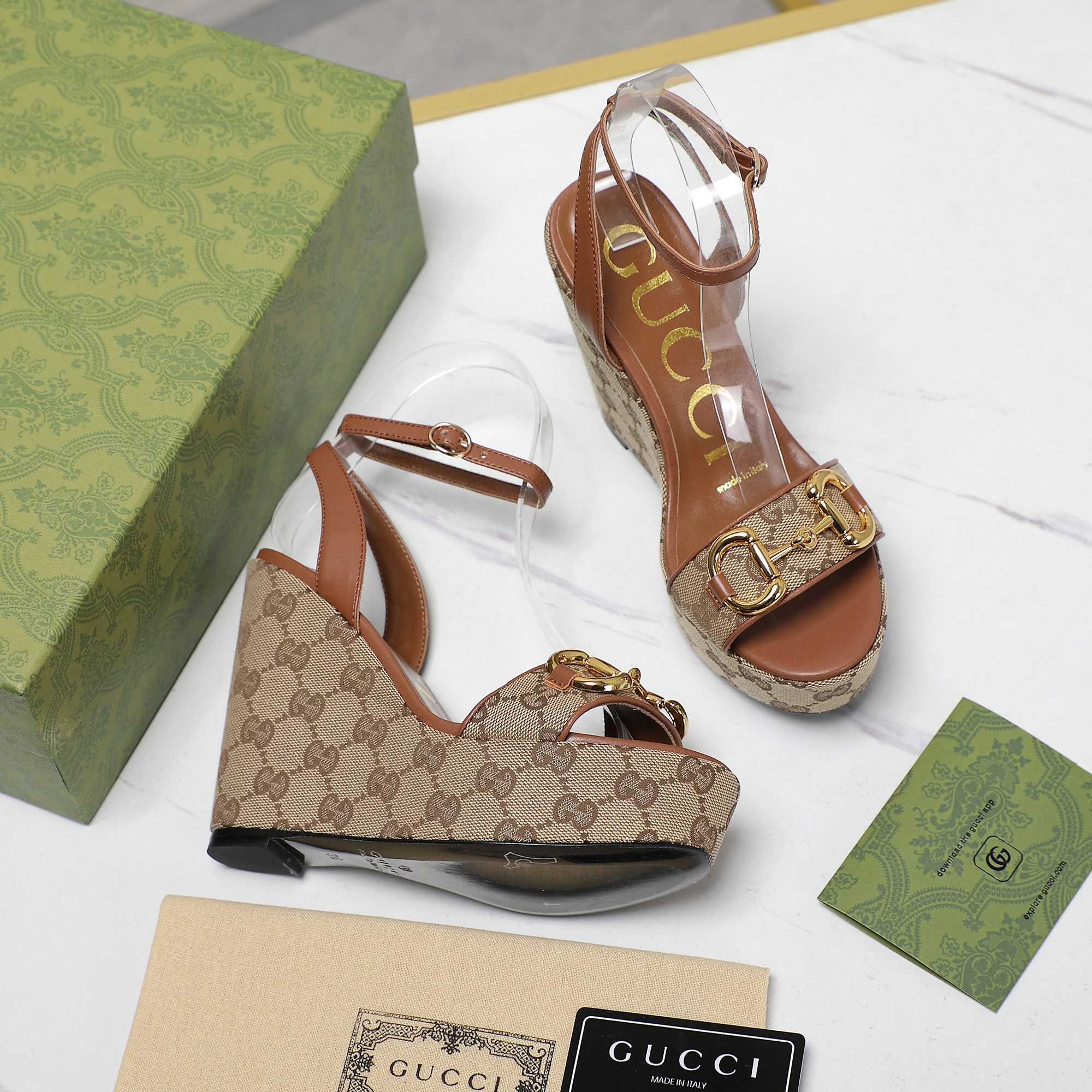 Gucci Women's Horsebit Platform Sandal  - DopestKickz