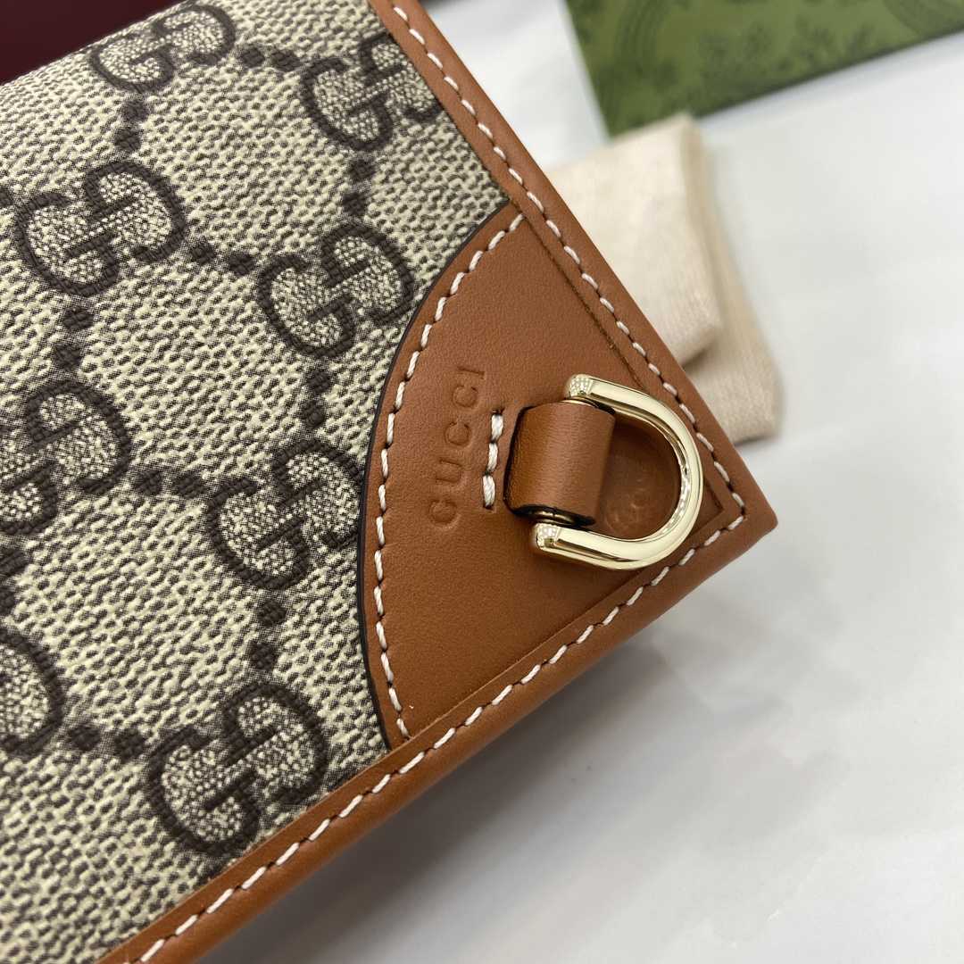 Gucci GG Emblem Mini Wallet - DopestKickz