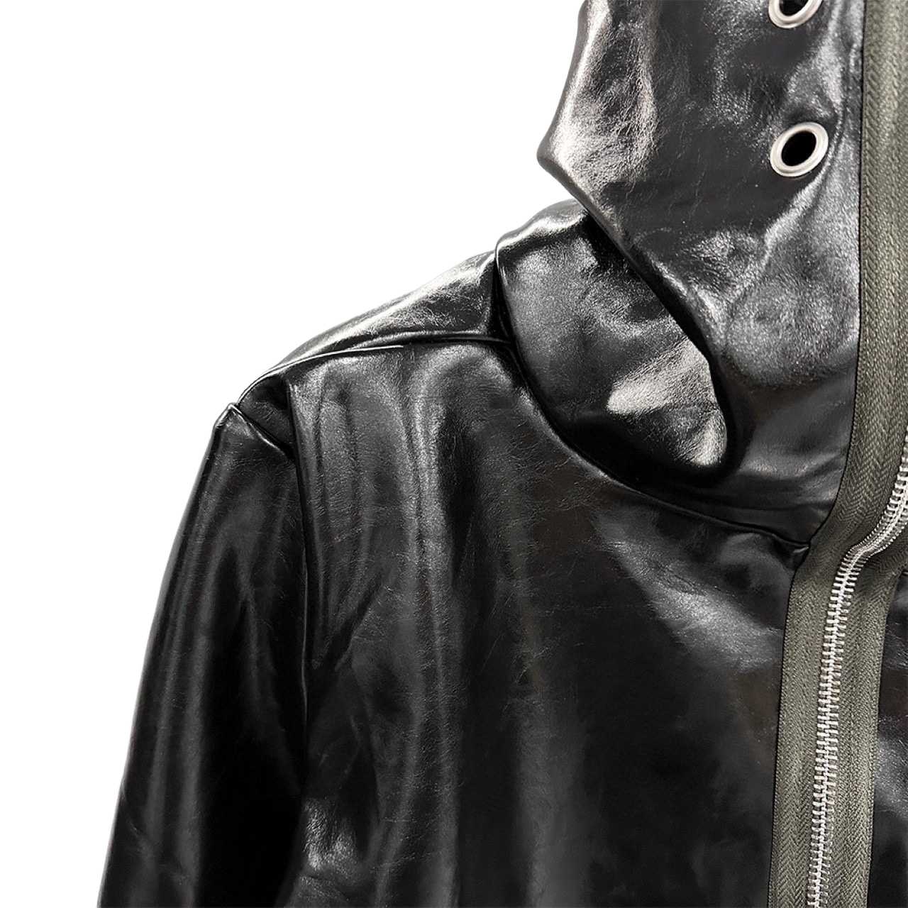 Rick Owens Leather Jacket - DopestKickz