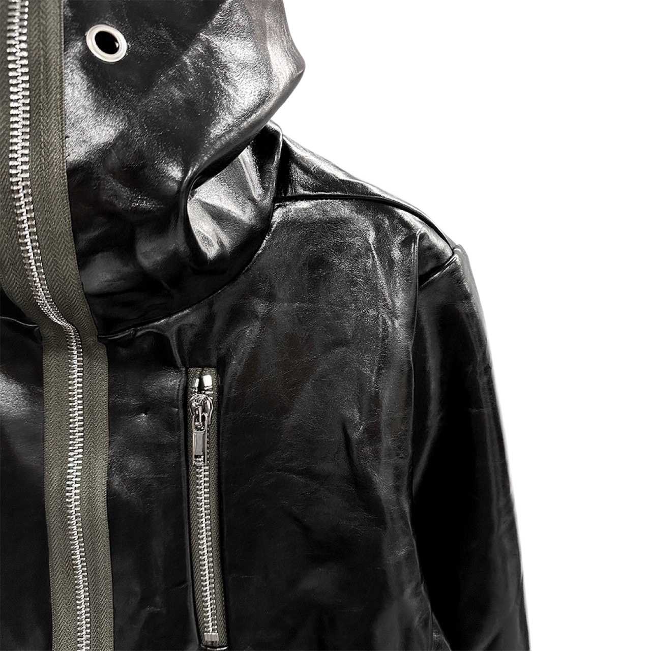 Rick Owens Leather Jacket - DopestKickz