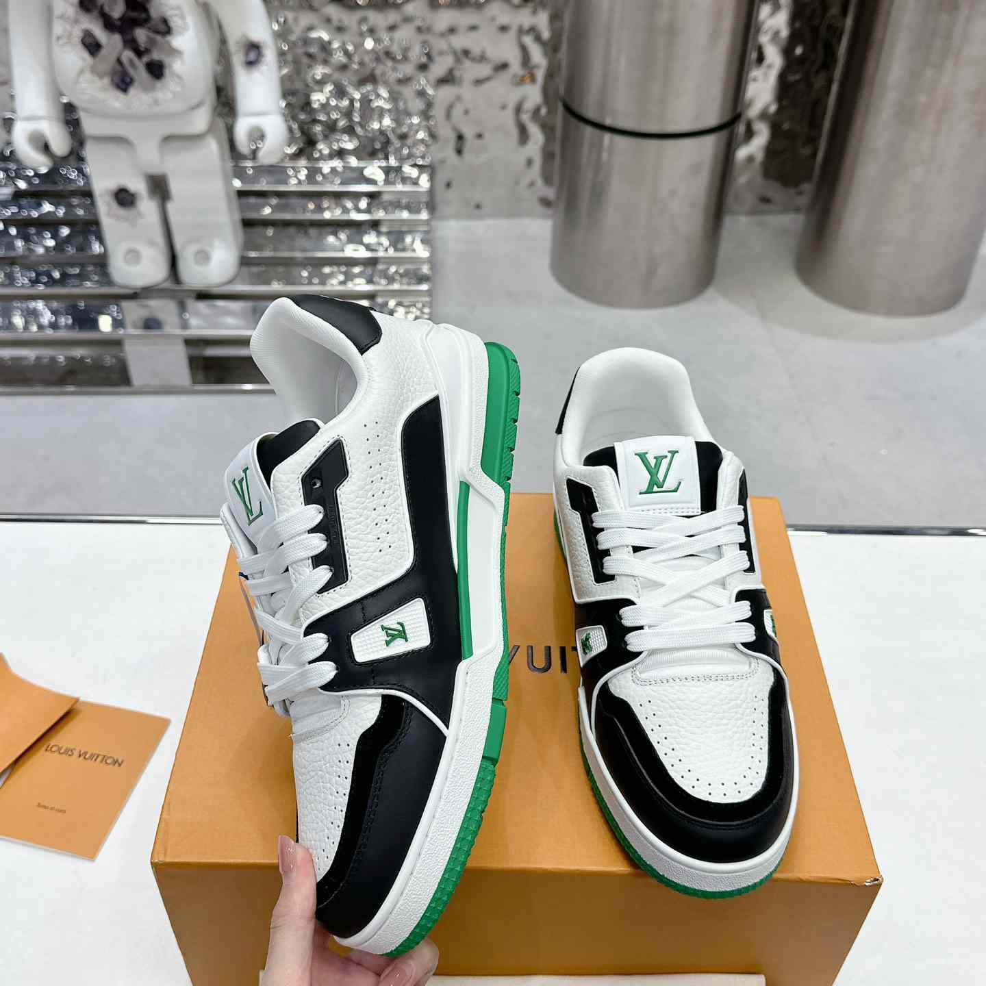 Louis Vuitton LV Trainer Sneaker  1ADDXU - DopestKickz