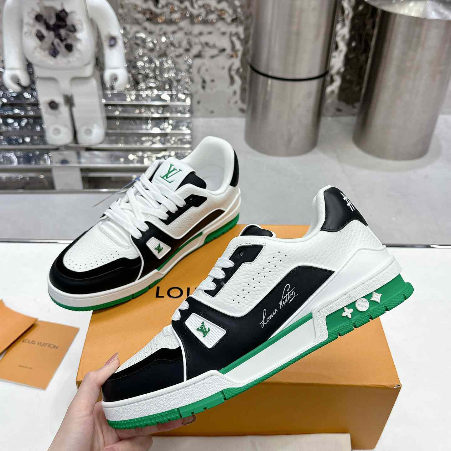 Louis Vuitton LV Trainer Sneaker  1ADDXU - DopestKickz