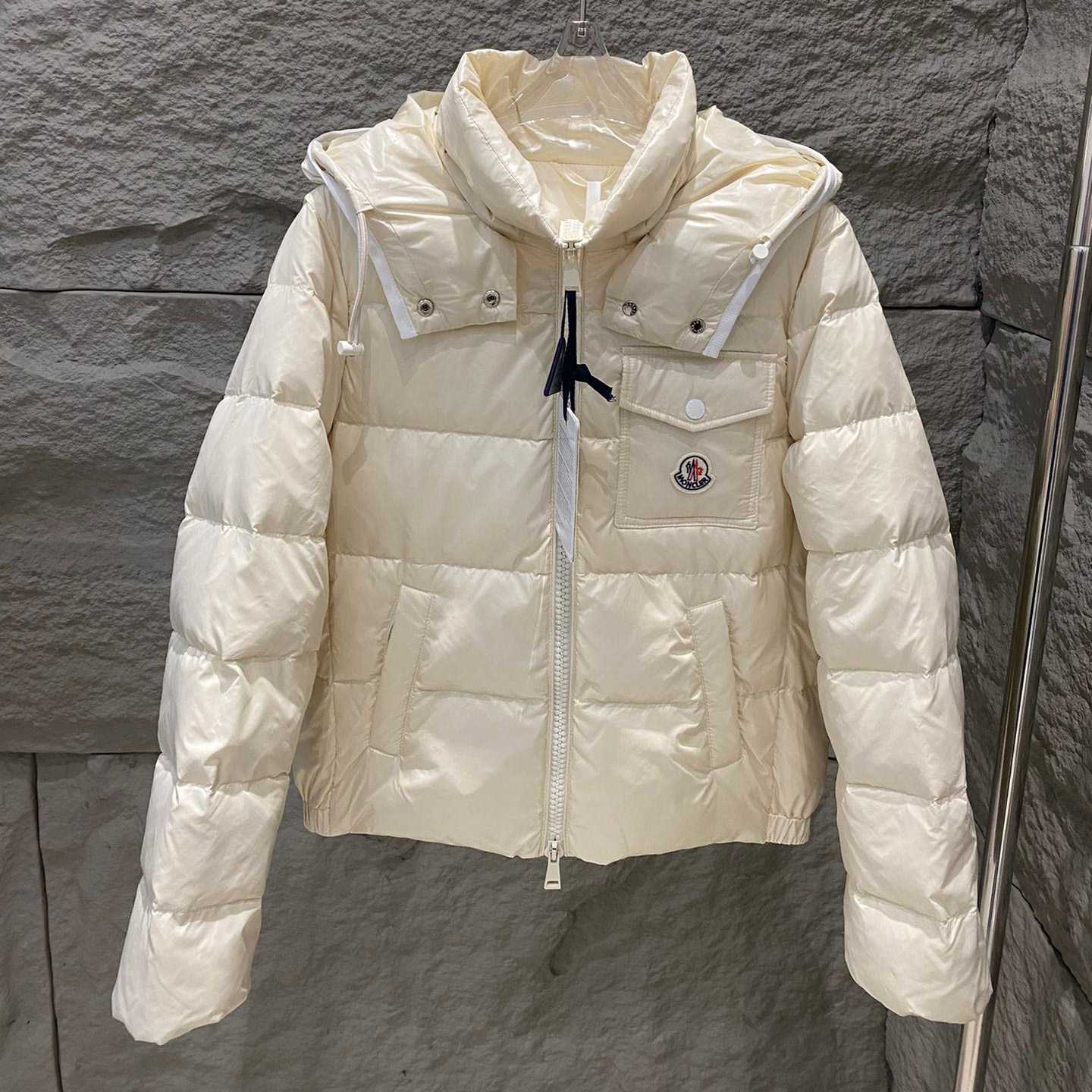 Moncler Andro Short Down Jacket - DopestKickz