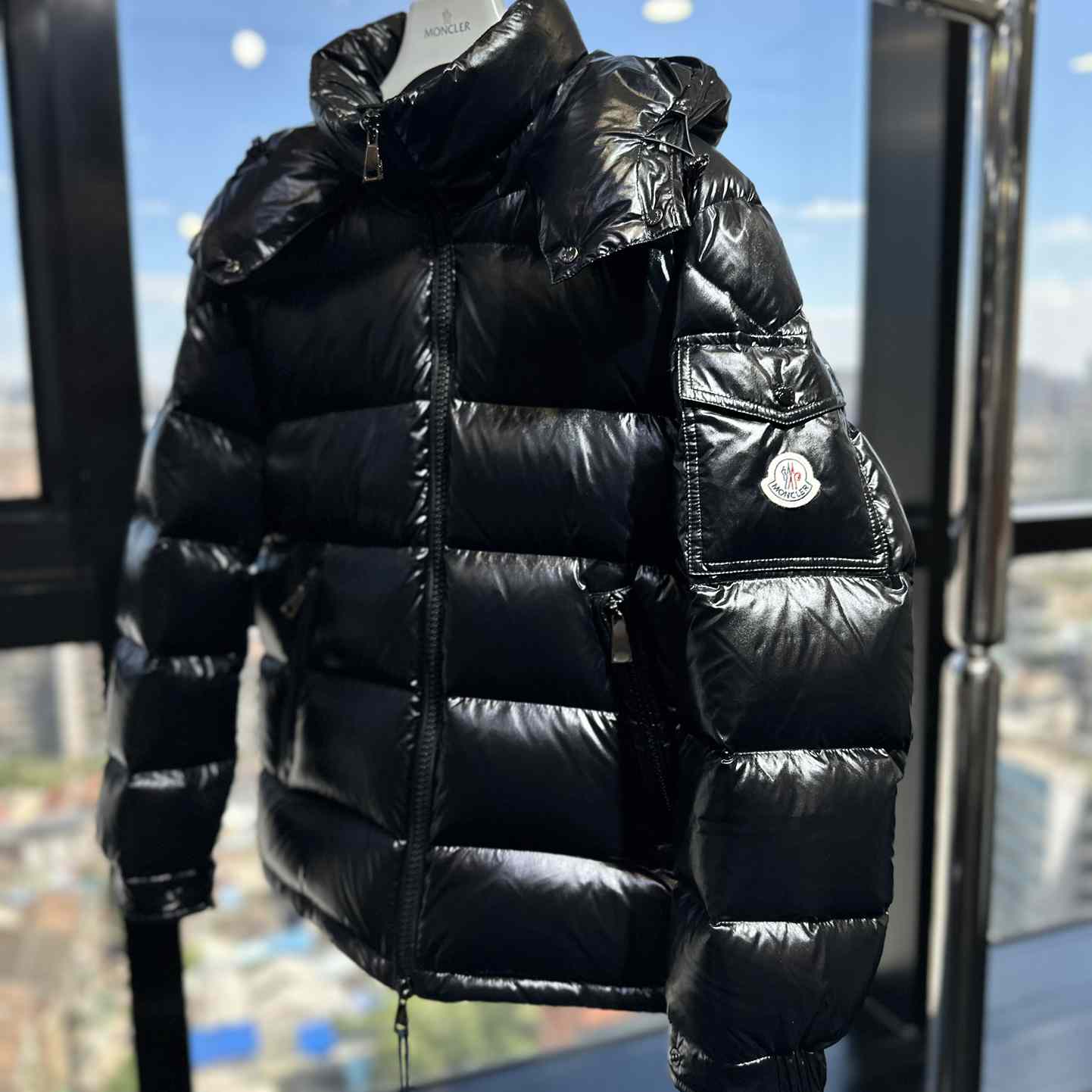 Moncler Maire Hooded Short Down Jacket - DopestKickz