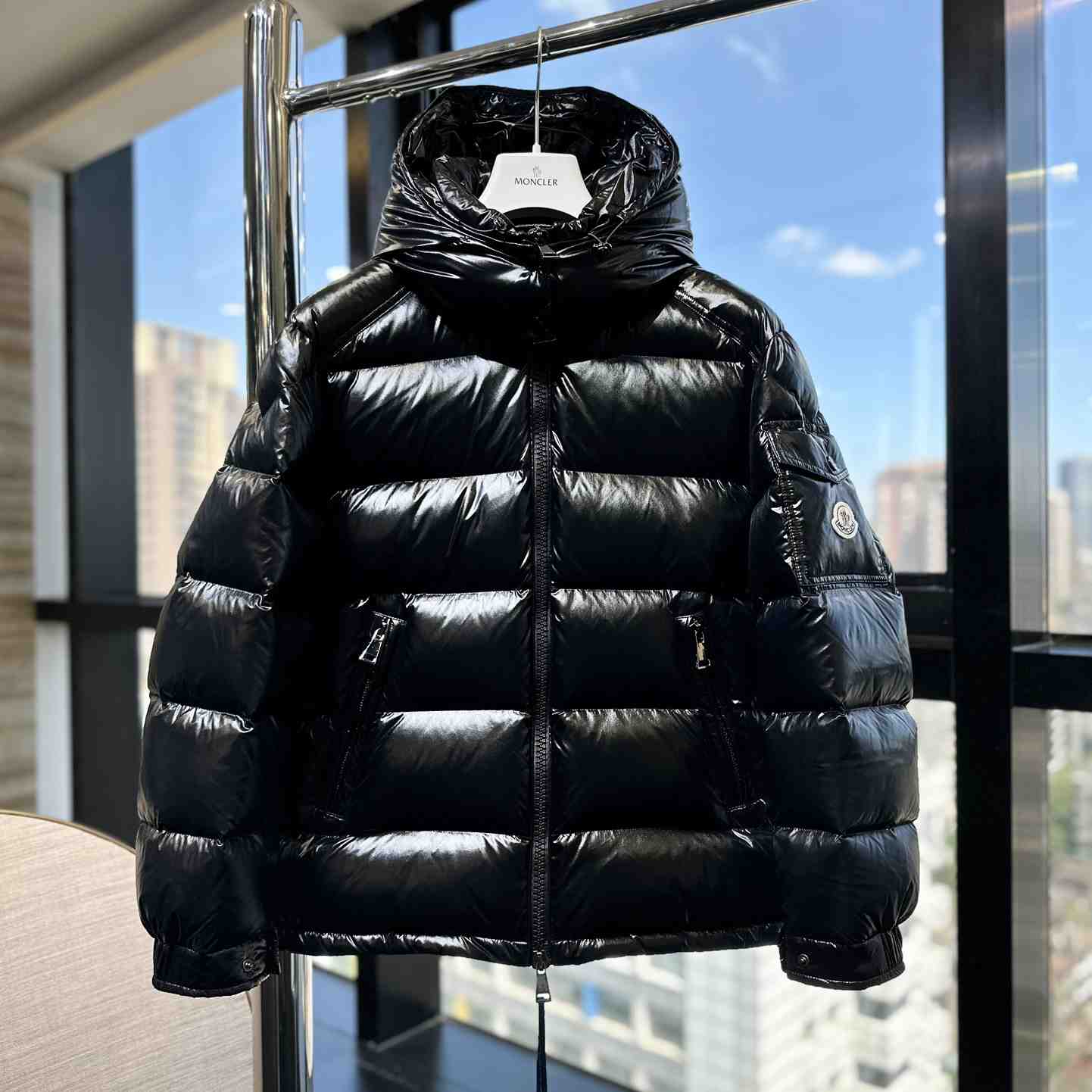 Moncler Maire Hooded Short Down Jacket - DopestKickz