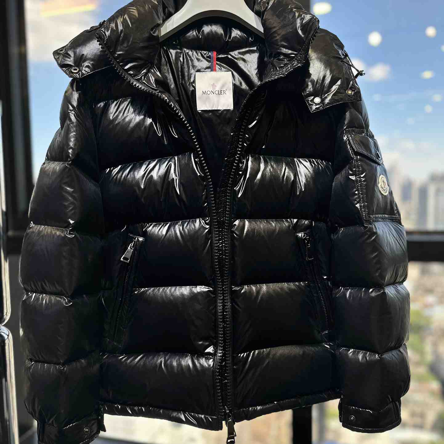 Moncler Maire Hooded Short Down Jacket - DopestKickz