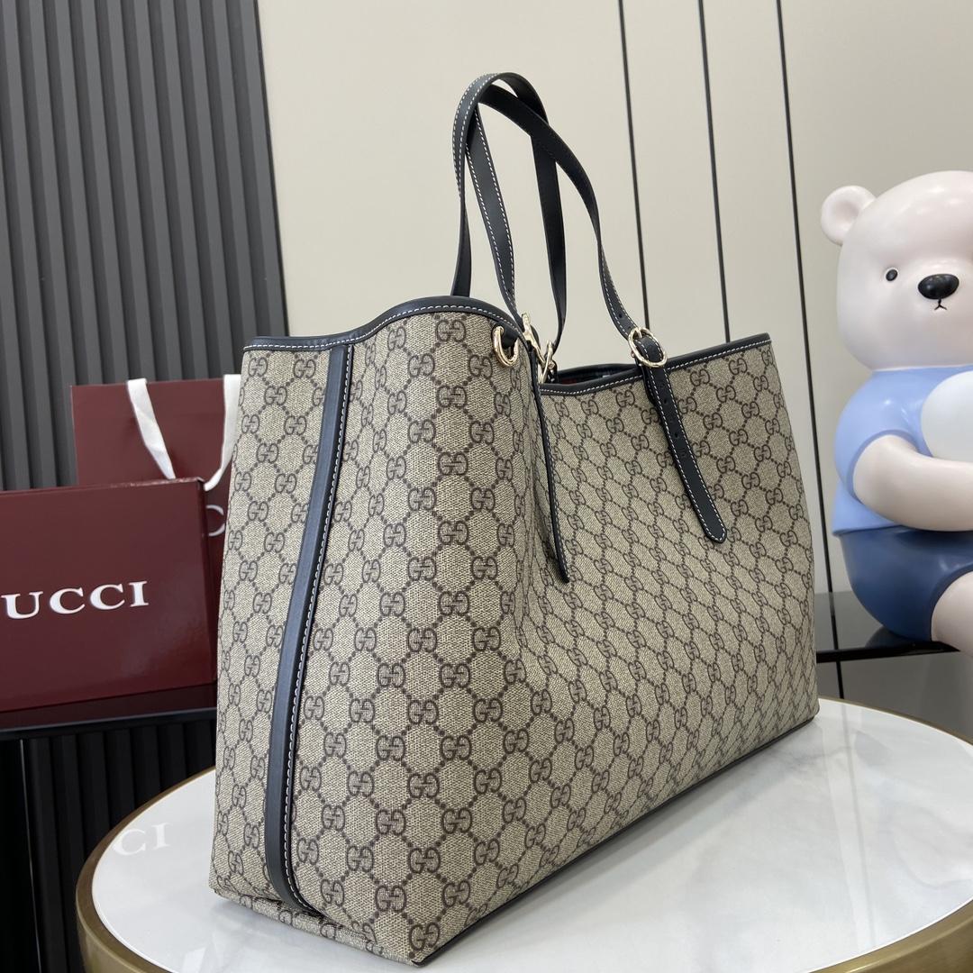 Gucci GG Emblem Large Tote Bag - DopestKickz