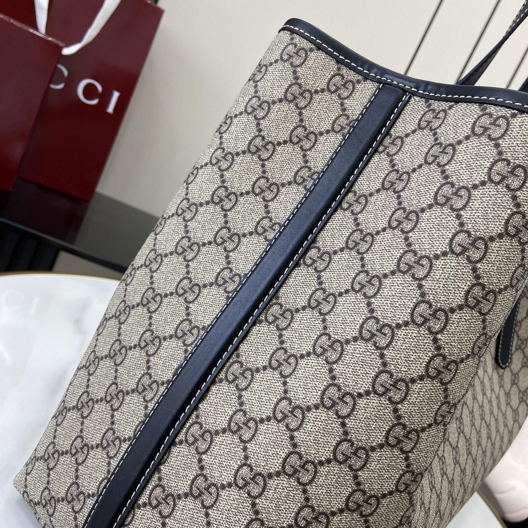 Gucci GG Emblem Large Tote Bag - DopestKickz