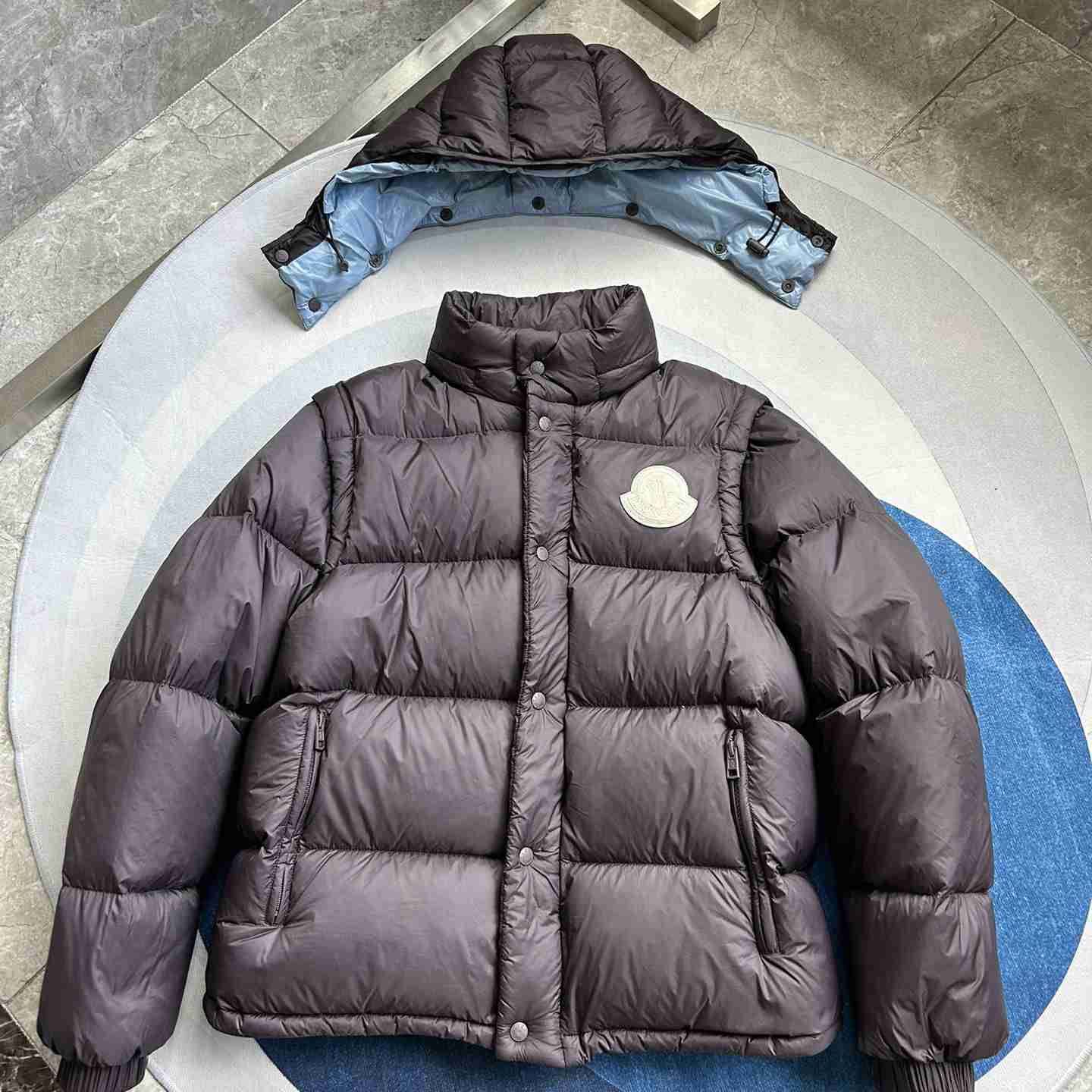 Moncler Cyclone 2-IN-1 Short Down Jacket - DopestKickz