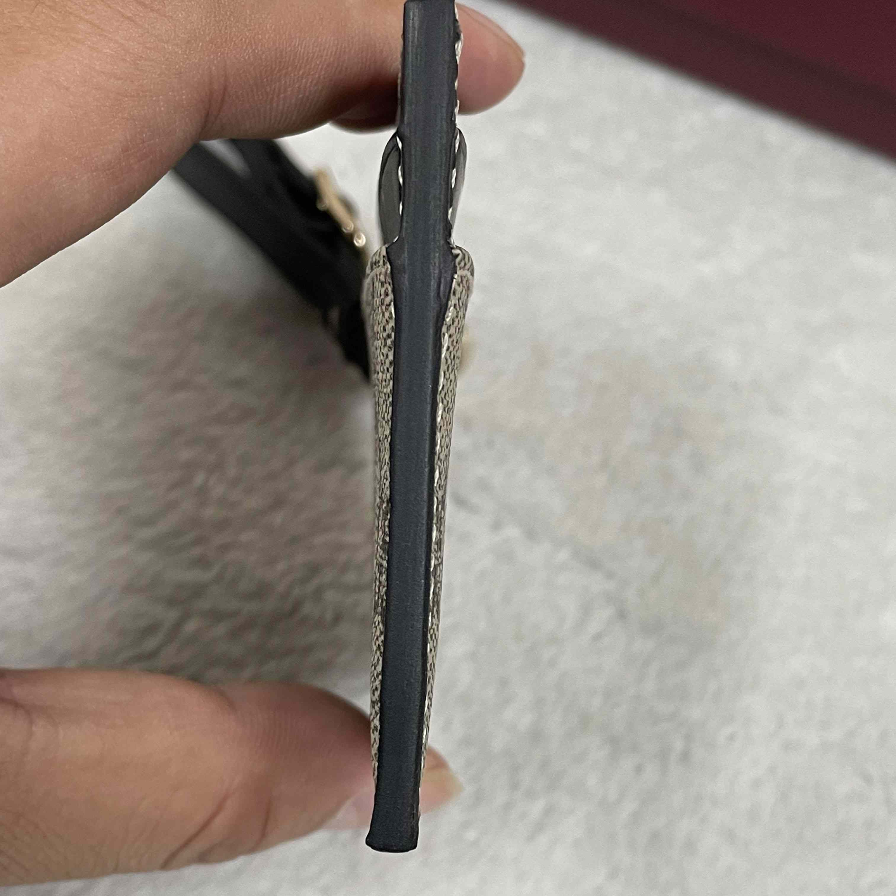 Gucci GG Emblem Card Case With Strap - DopestKickz