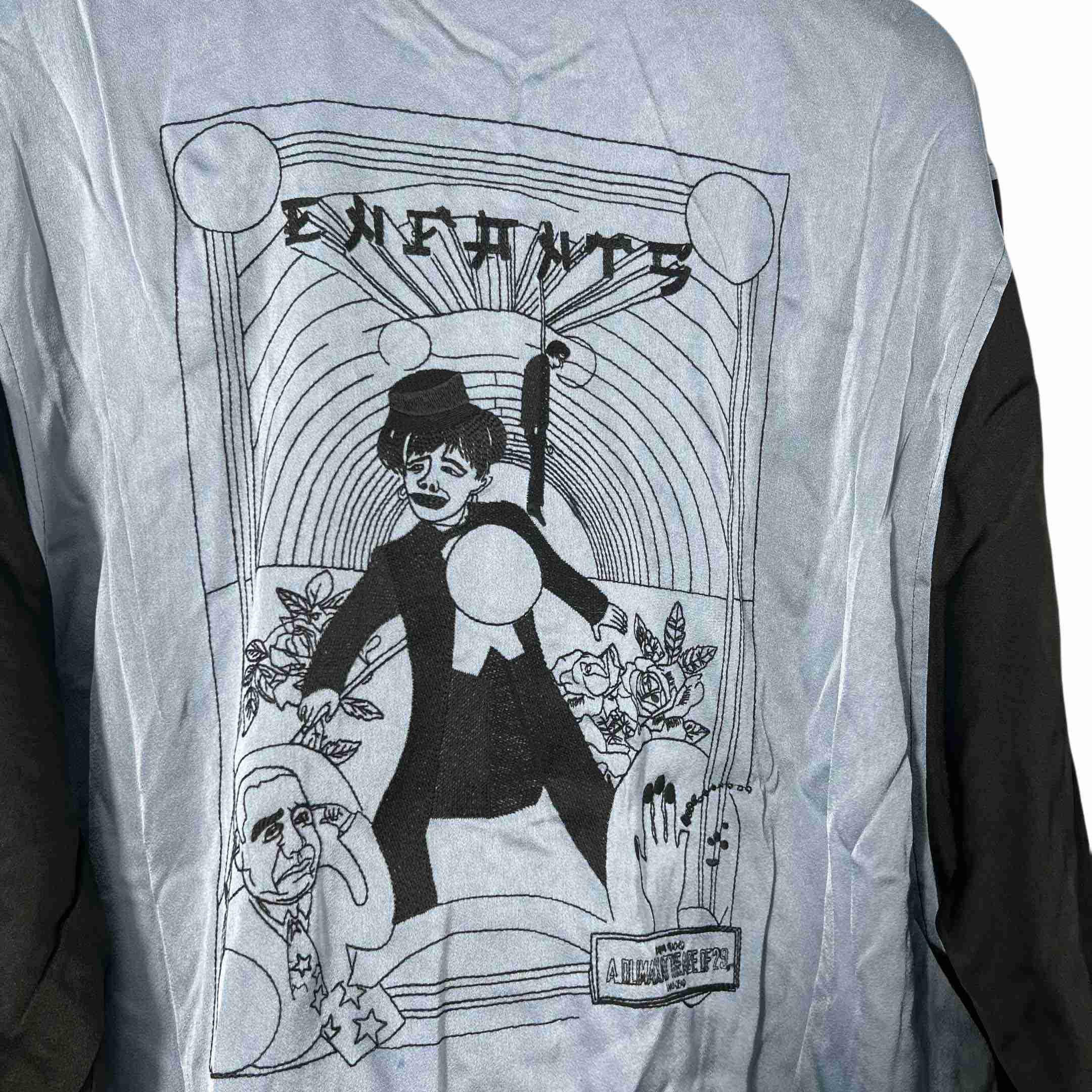 Enfants Riches Deprimes Climax At 29 Western Jacket 'Black/Silver/Blue' - DopestKickz