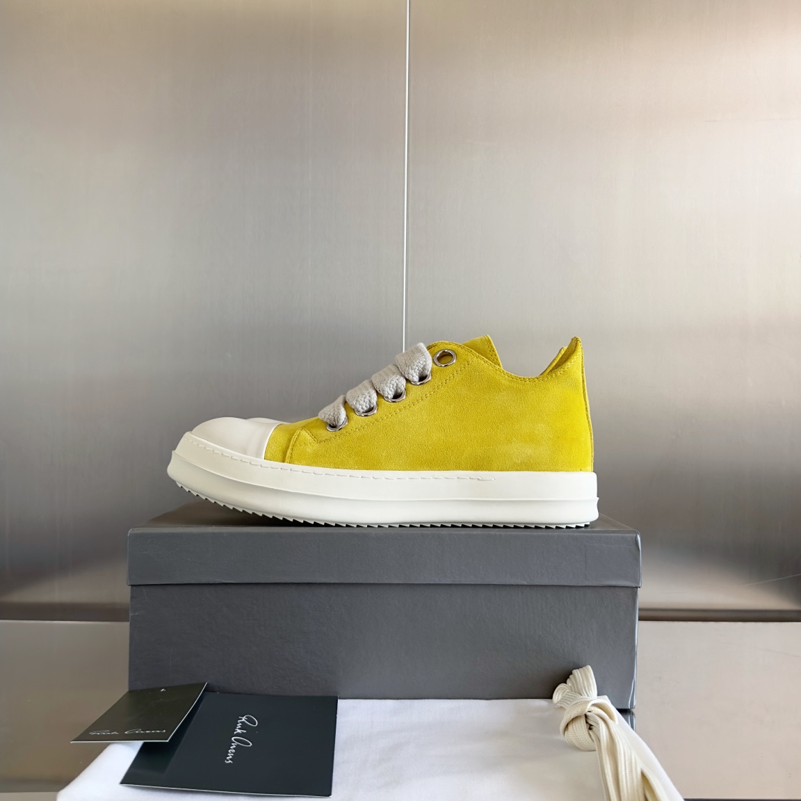 Rick Owens Laces Low-top  Sneakers - DopestKickz