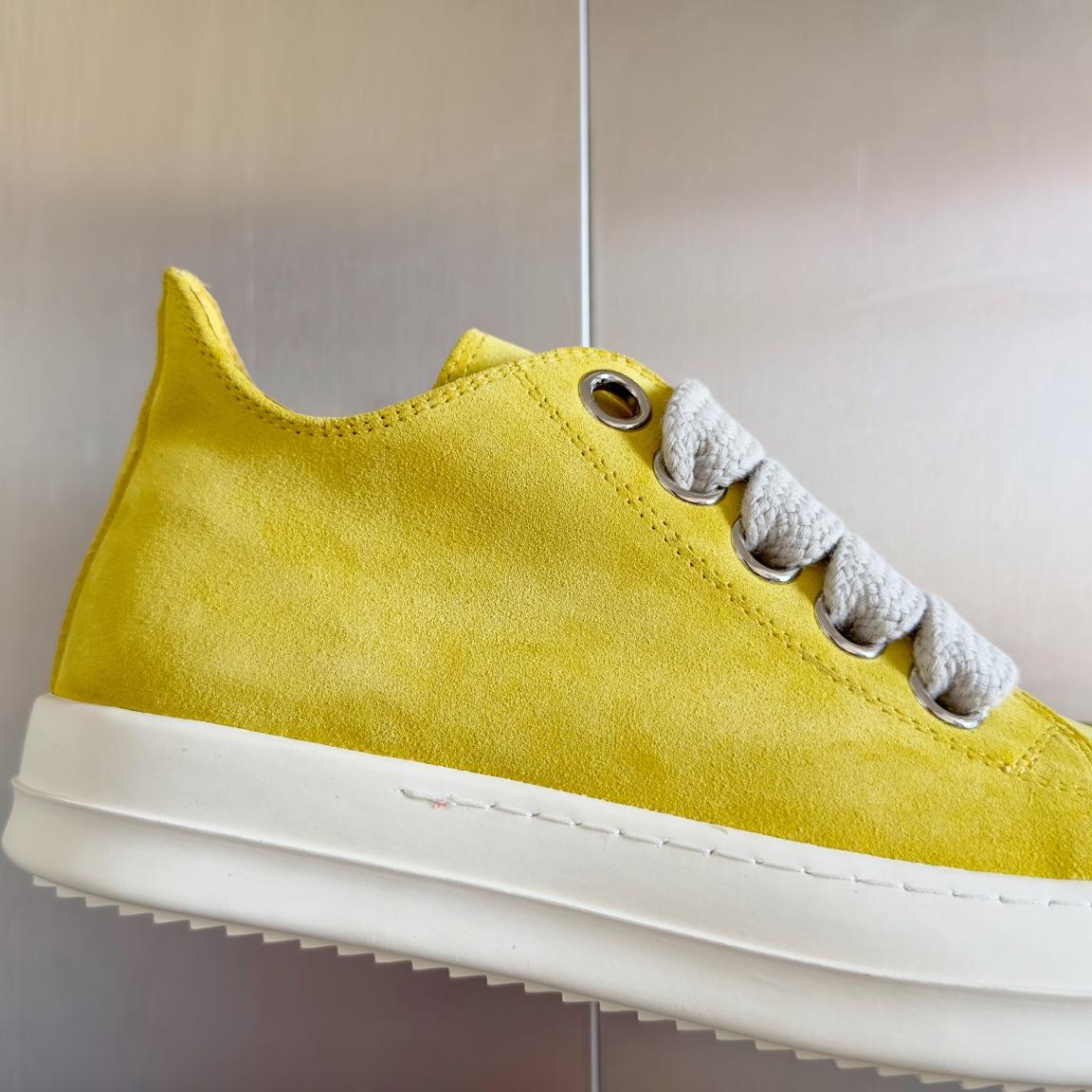 Rick Owens Laces Low-top  Sneakers - DopestKickz