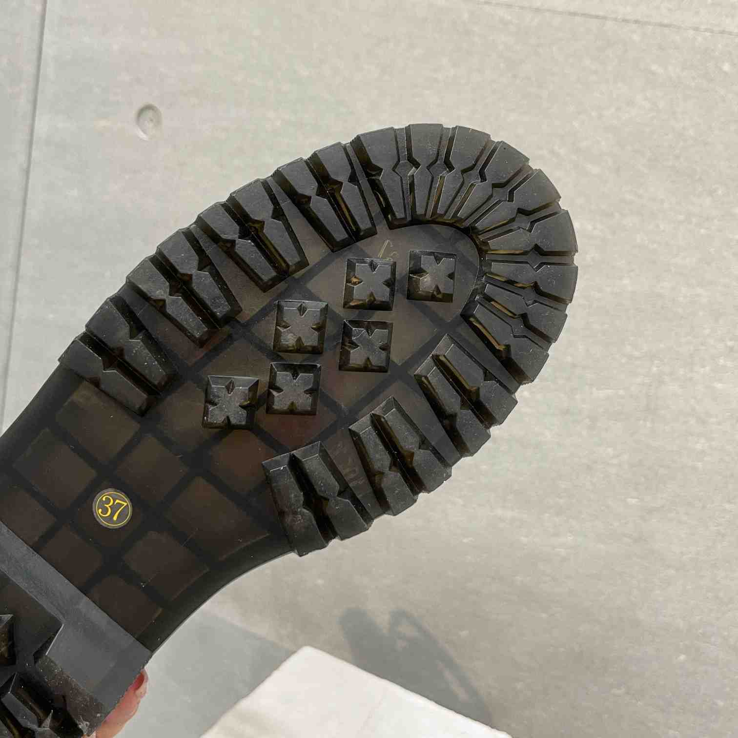 Rick Owens x Dr Martens Calf-hair Quad-sole Boots - DopestKickz