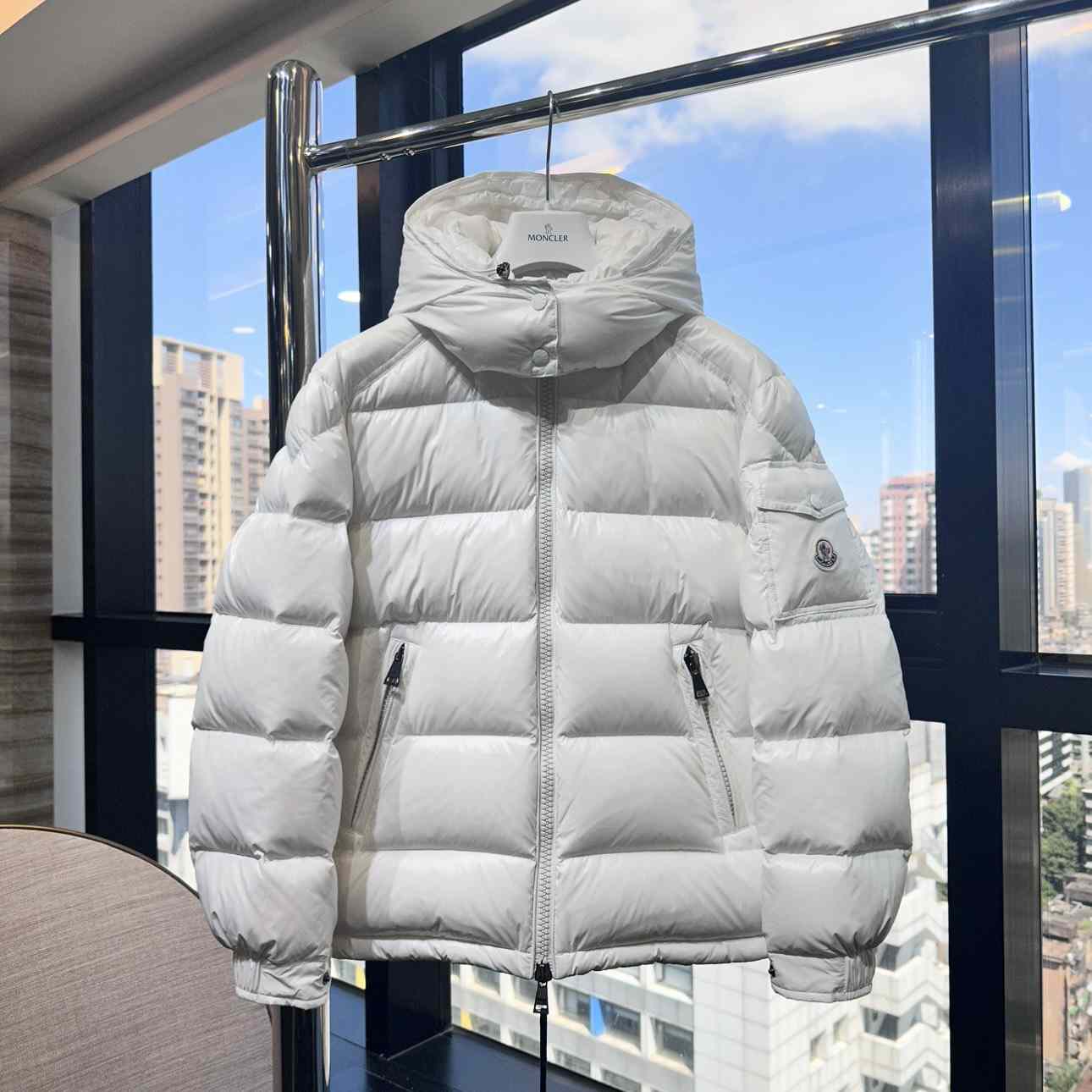 Moncler Maire Hooded Short Down Jacket - DopestKickz