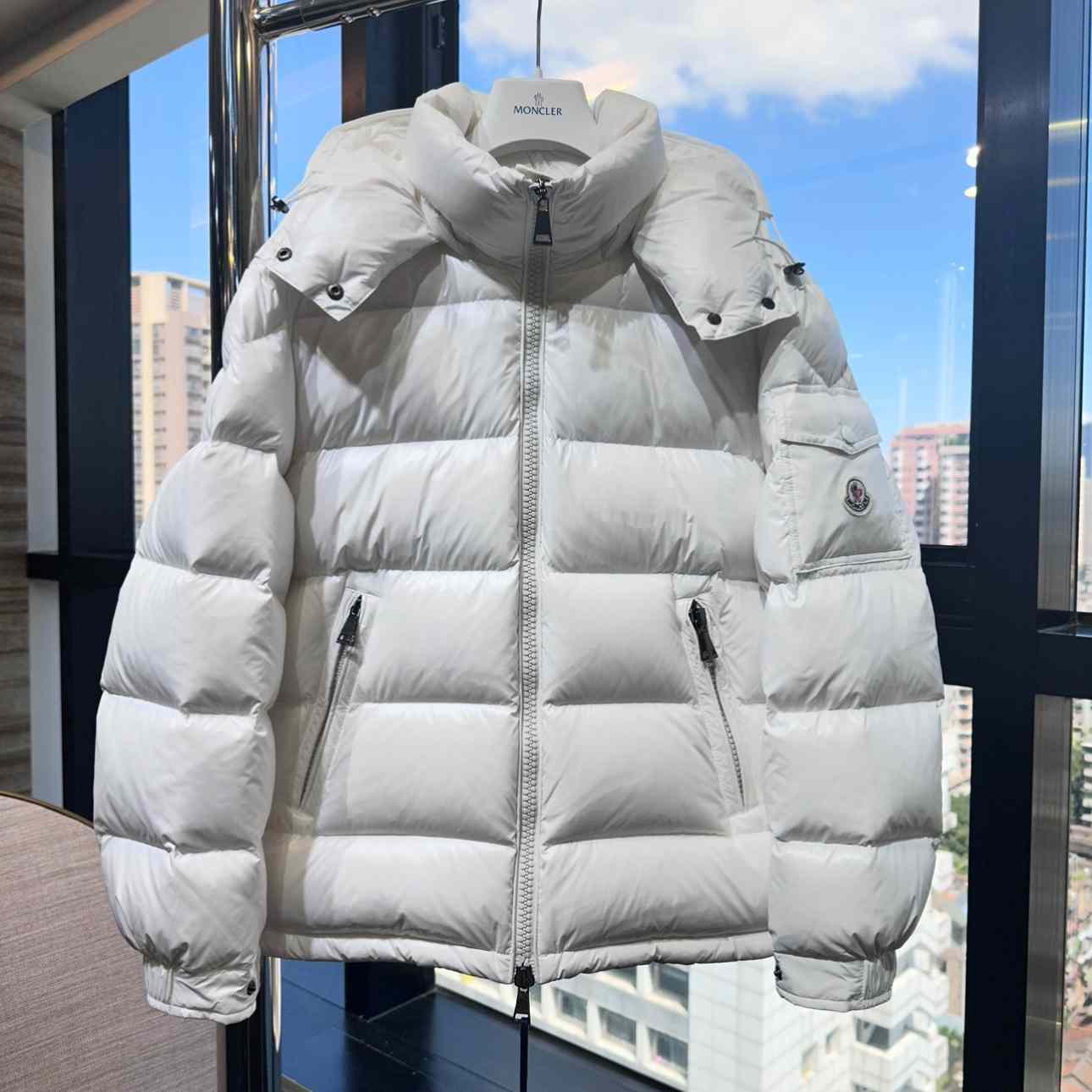 Moncler Maire Hooded Short Down Jacket - DopestKickz