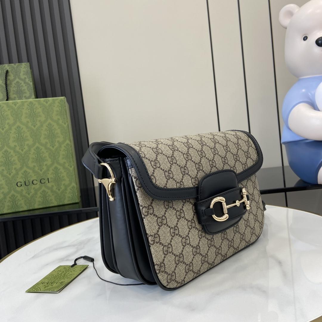 Gucci Horsebit 1955 Soft Small Shoulder Bag - DopestKickz