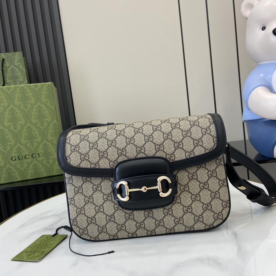 Gucci Horsebit 1955 Soft Small Shoulder Bag - DopestKickz
