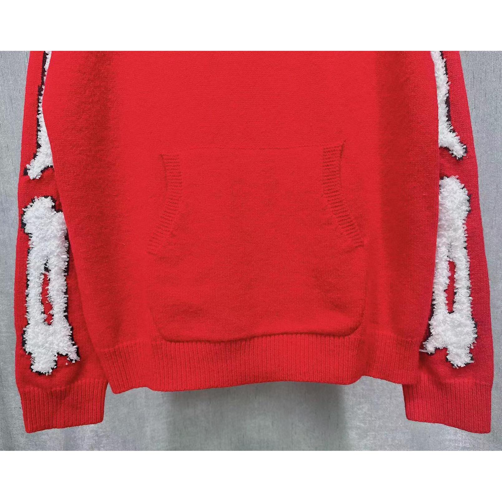 Amiri Bones Hoodie With Embroidered Logo - DopestKickz