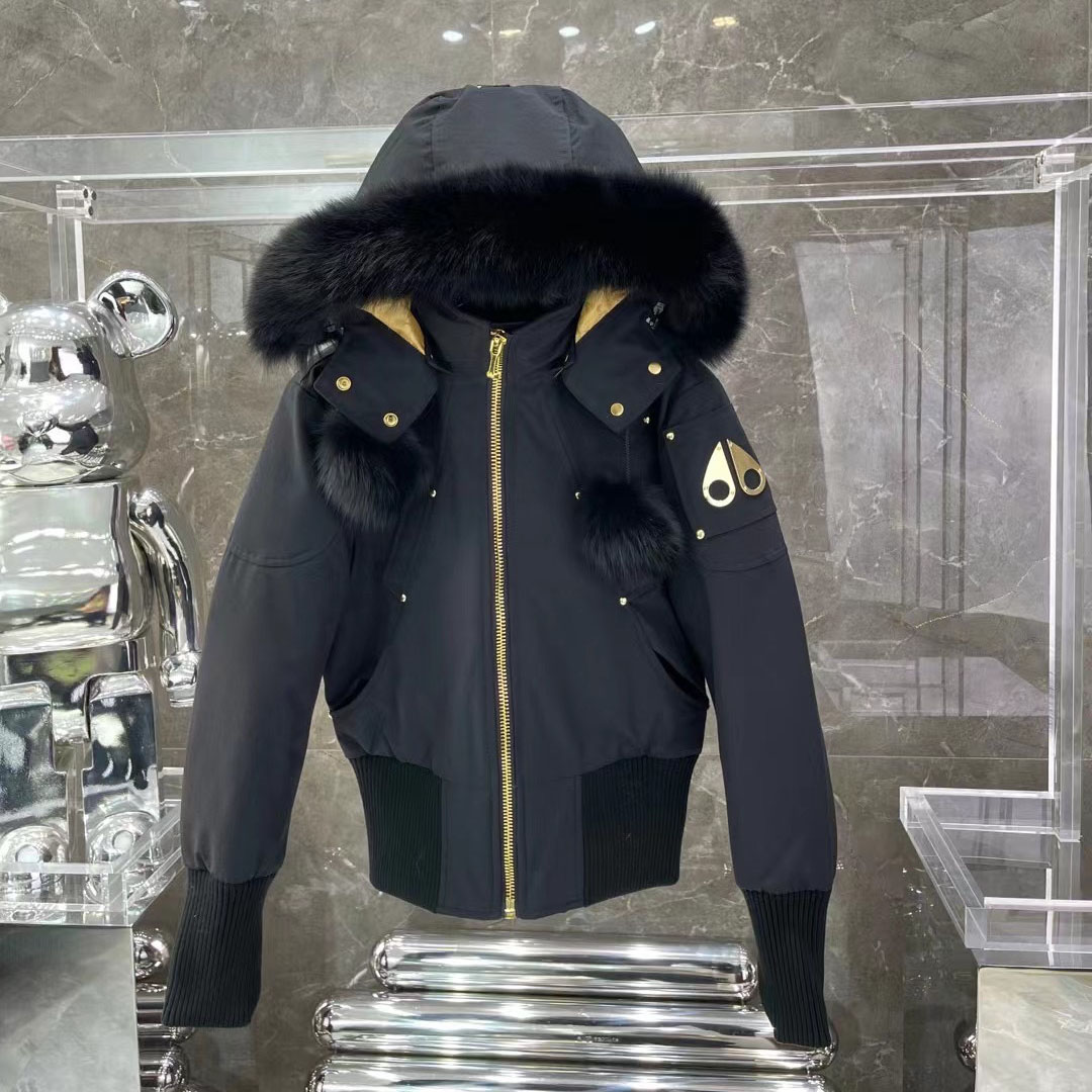 Canada Goose Gold Debbie Bomber Fur - DopestKickz