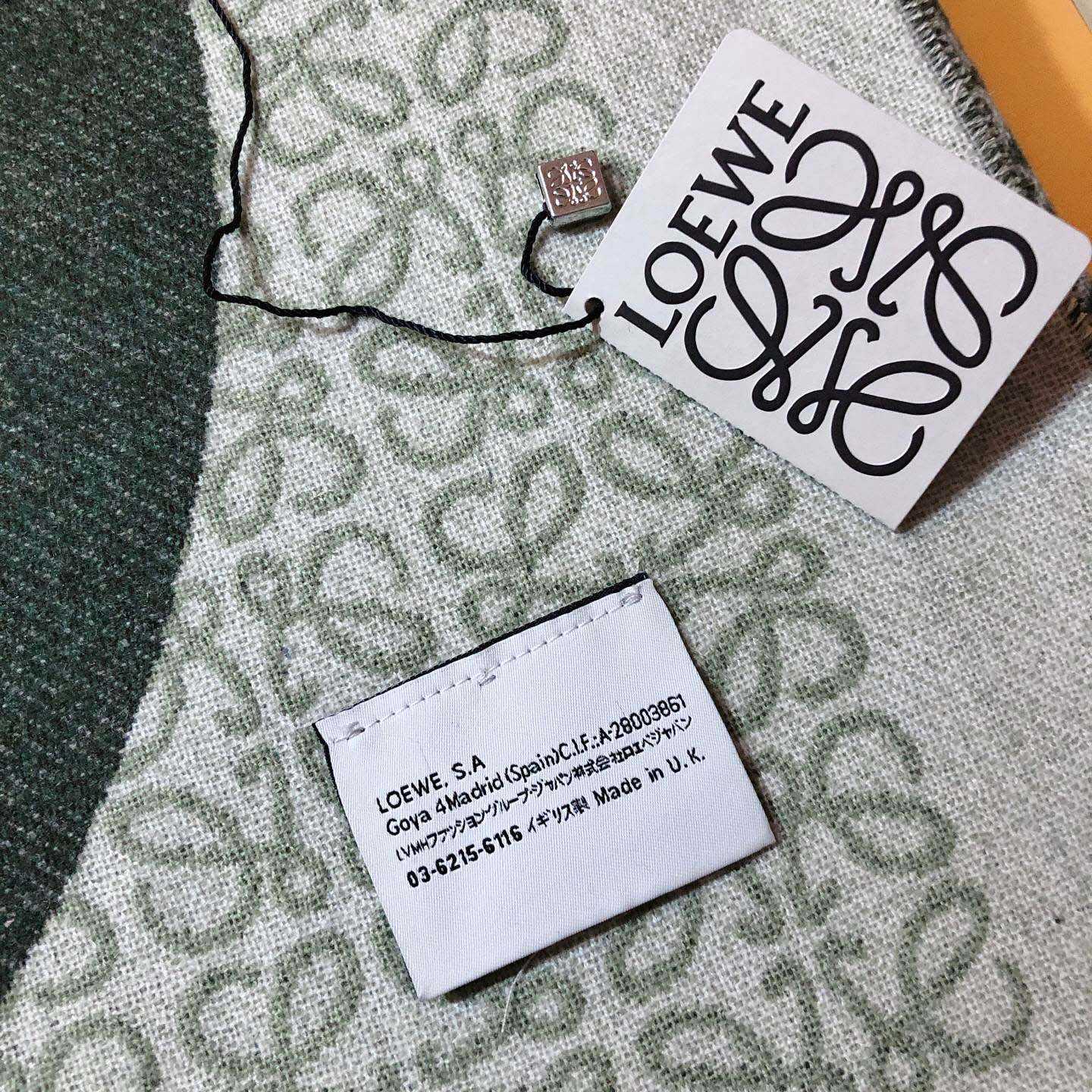 Loewe Anagram Blanket In Wool - DopestKickz