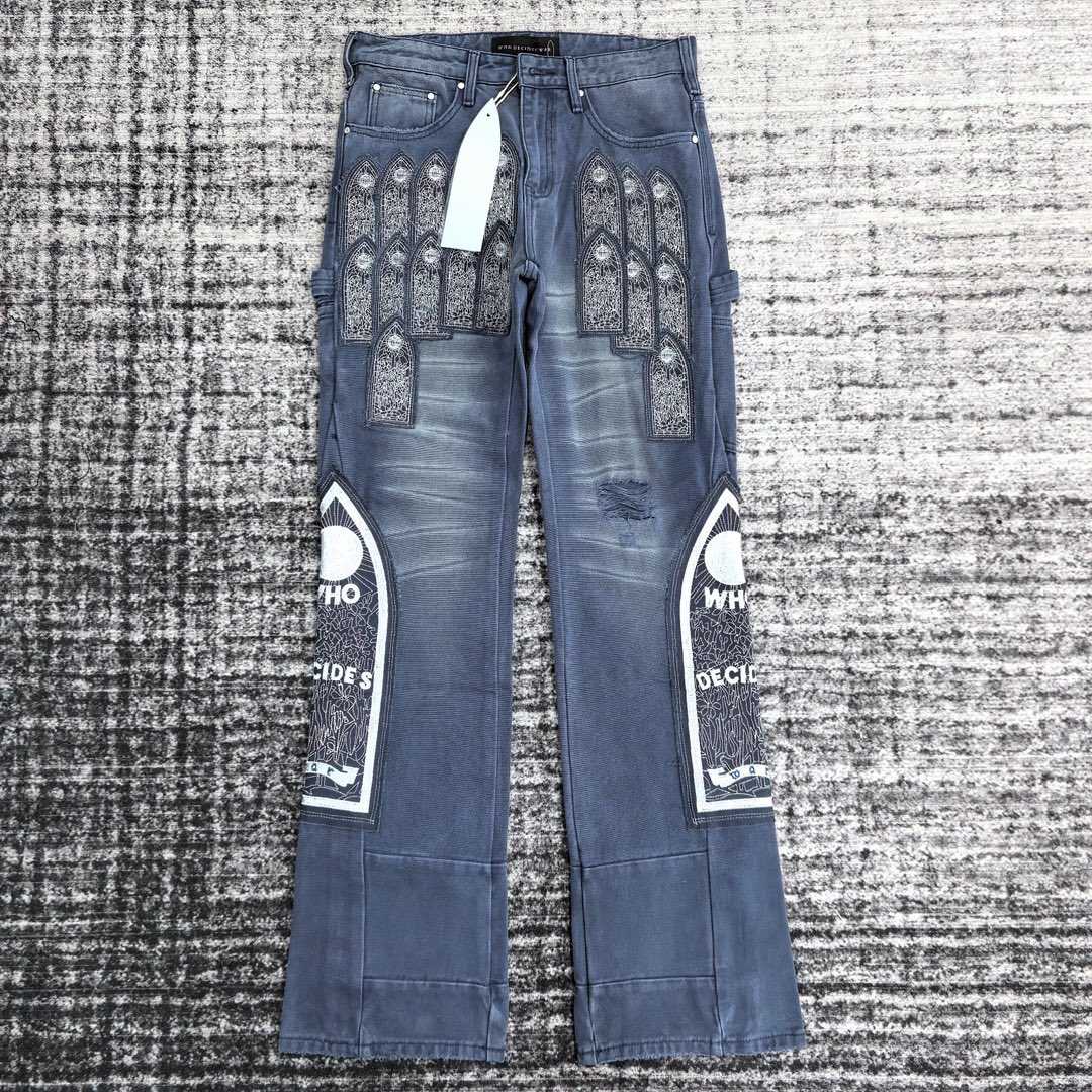 Who Decides War Techno Denim Jeans   HM689 - DopestKickz