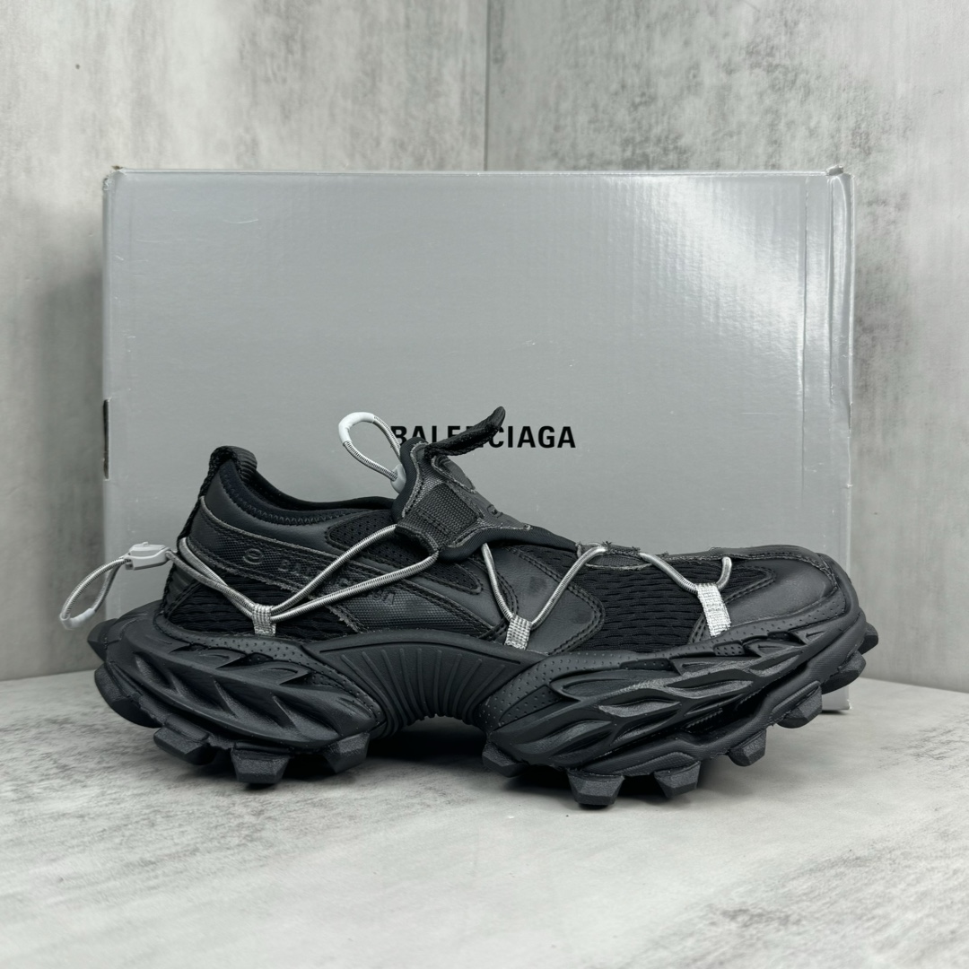 Balenciaga Hike Sneaker In Black  - DopestKickz