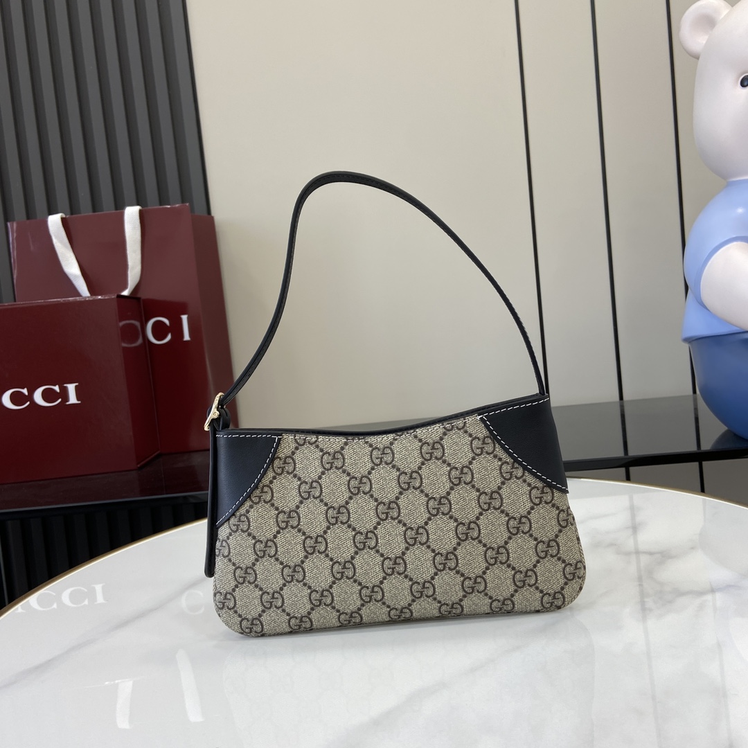 Gucci GG Emblem Super Mini Shoulder Bag - DopestKickz