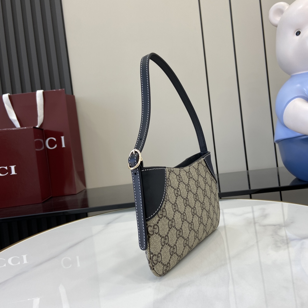 Gucci GG Emblem Super Mini Shoulder Bag - DopestKickz