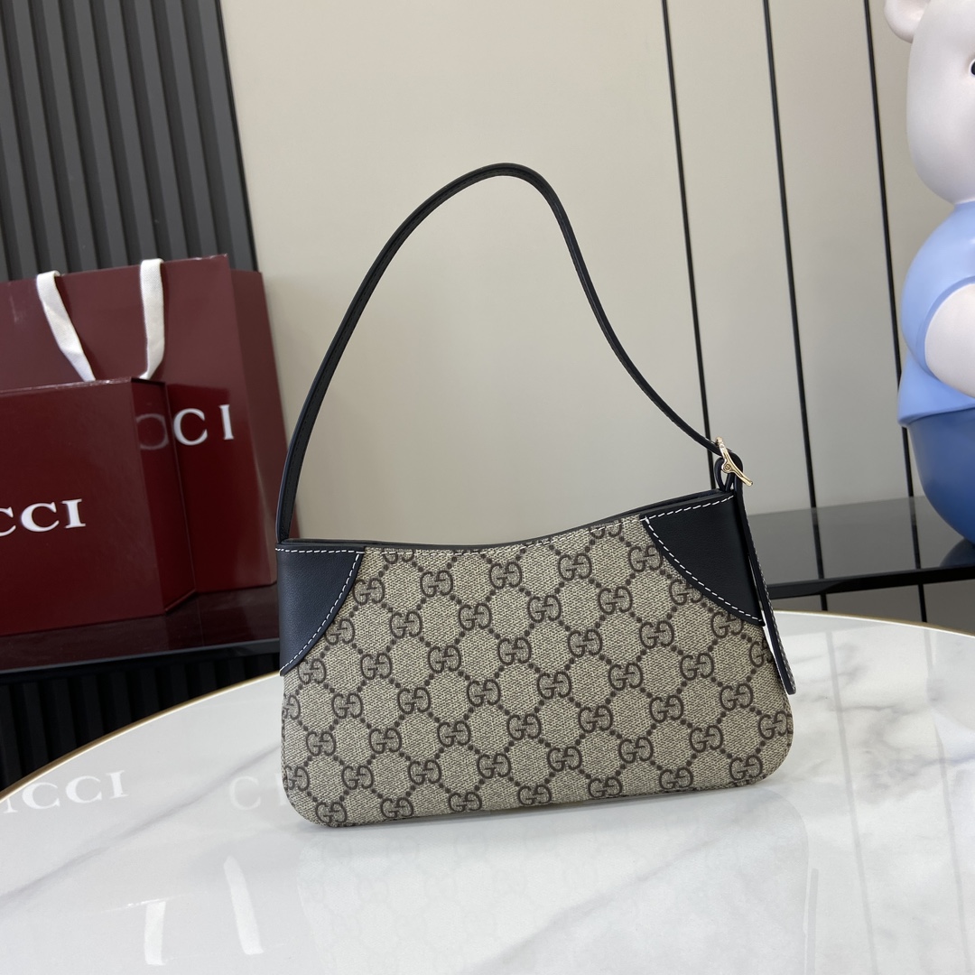 Gucci GG Emblem Super Mini Shoulder Bag - DopestKickz