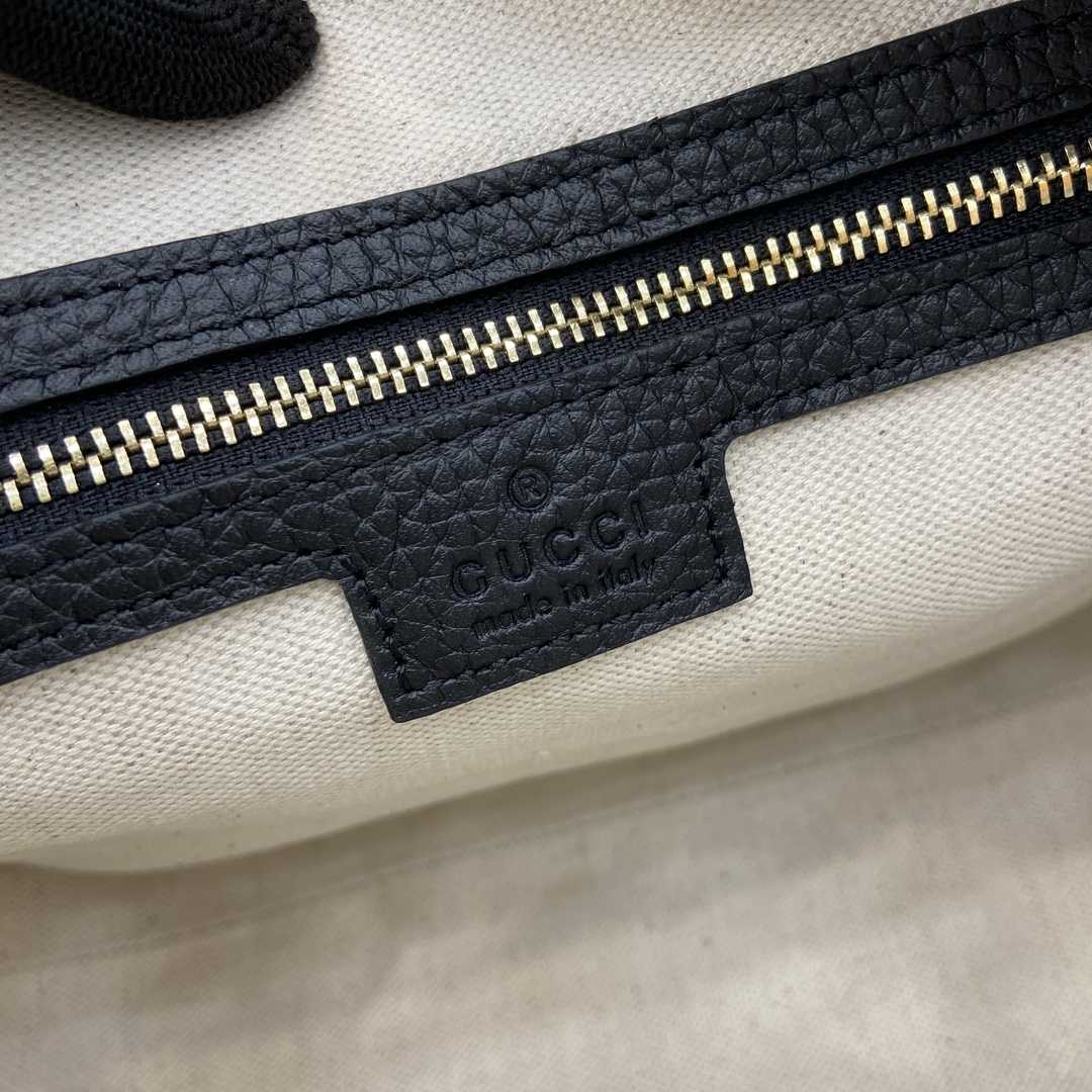 Gucci GG Emblem Small Top Handle Bag - DopestKickz