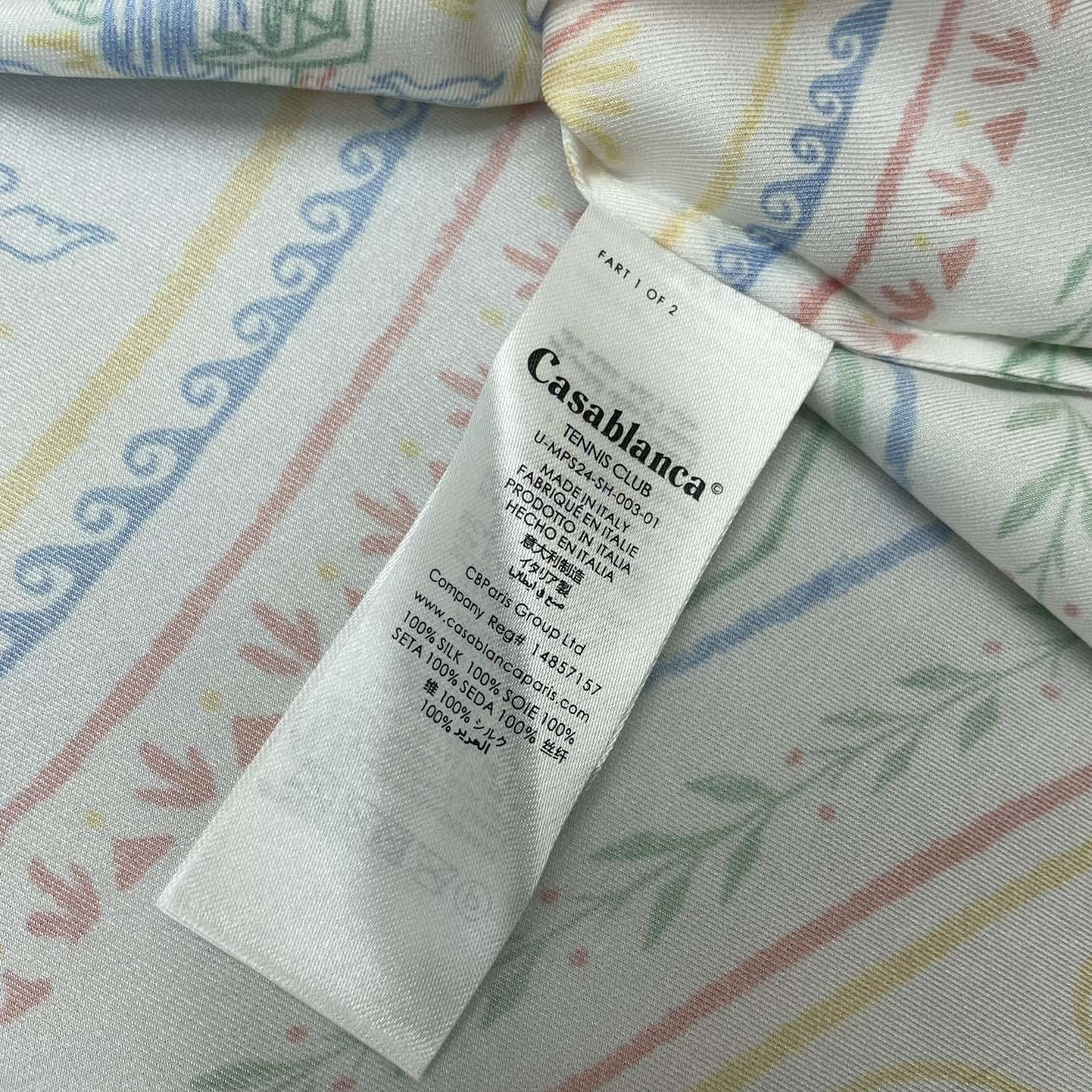 Casablanca Silk Cuban Shirt    CA3510 - DopestKickz