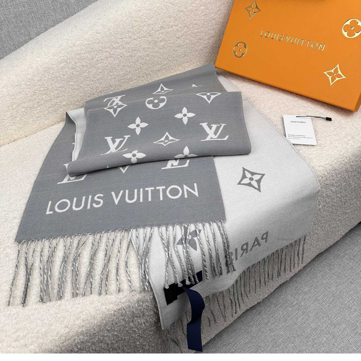Louis Vuitton All About Monogram Scarf  M79226 - DopestKickz