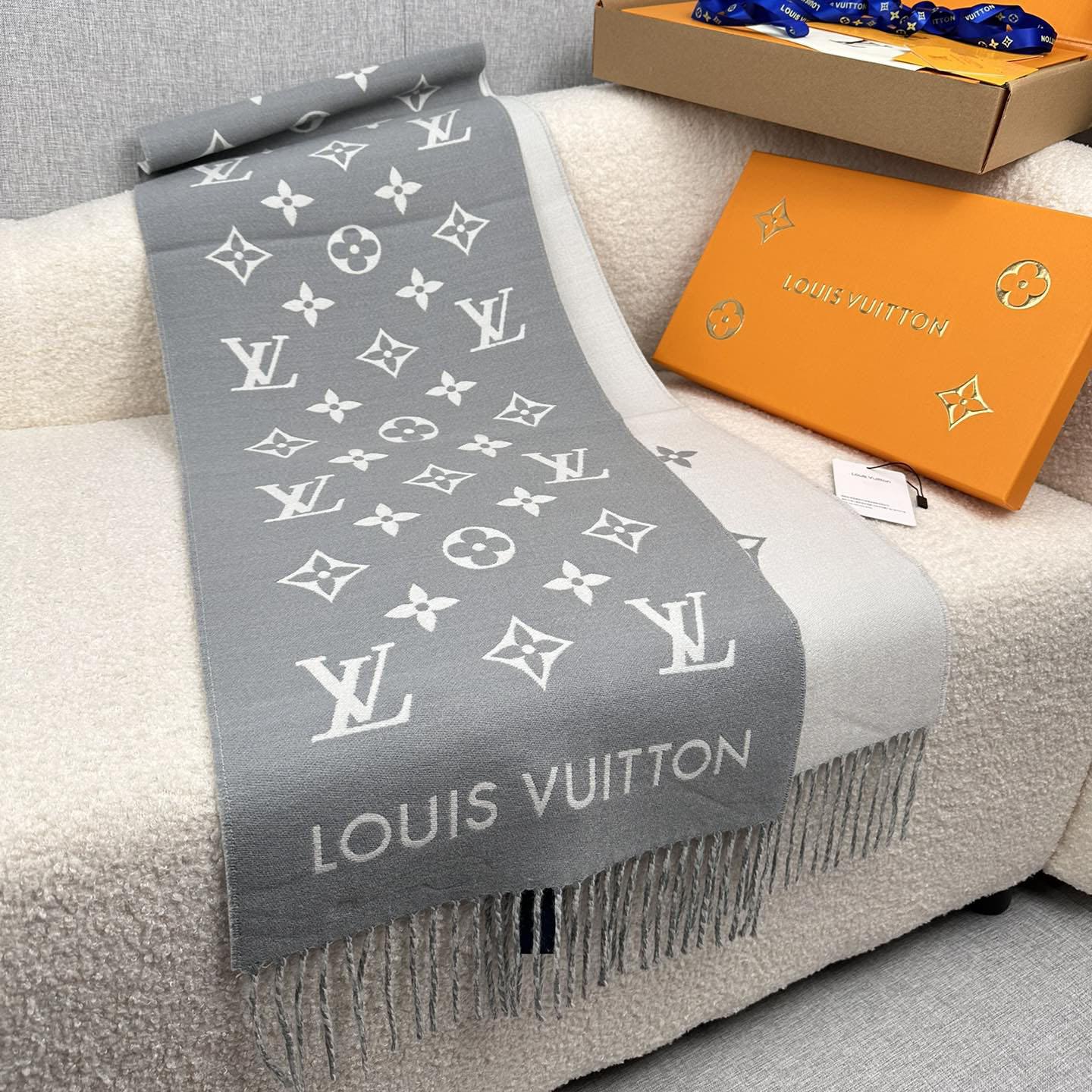 Louis Vuitton All About Monogram Scarf  M79226 - DopestKickz