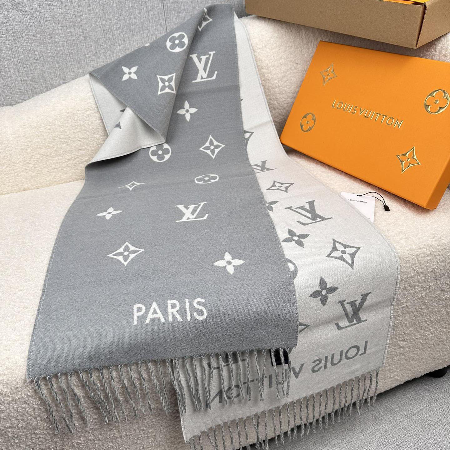Louis Vuitton All About Monogram Scarf  M79226 - DopestKickz