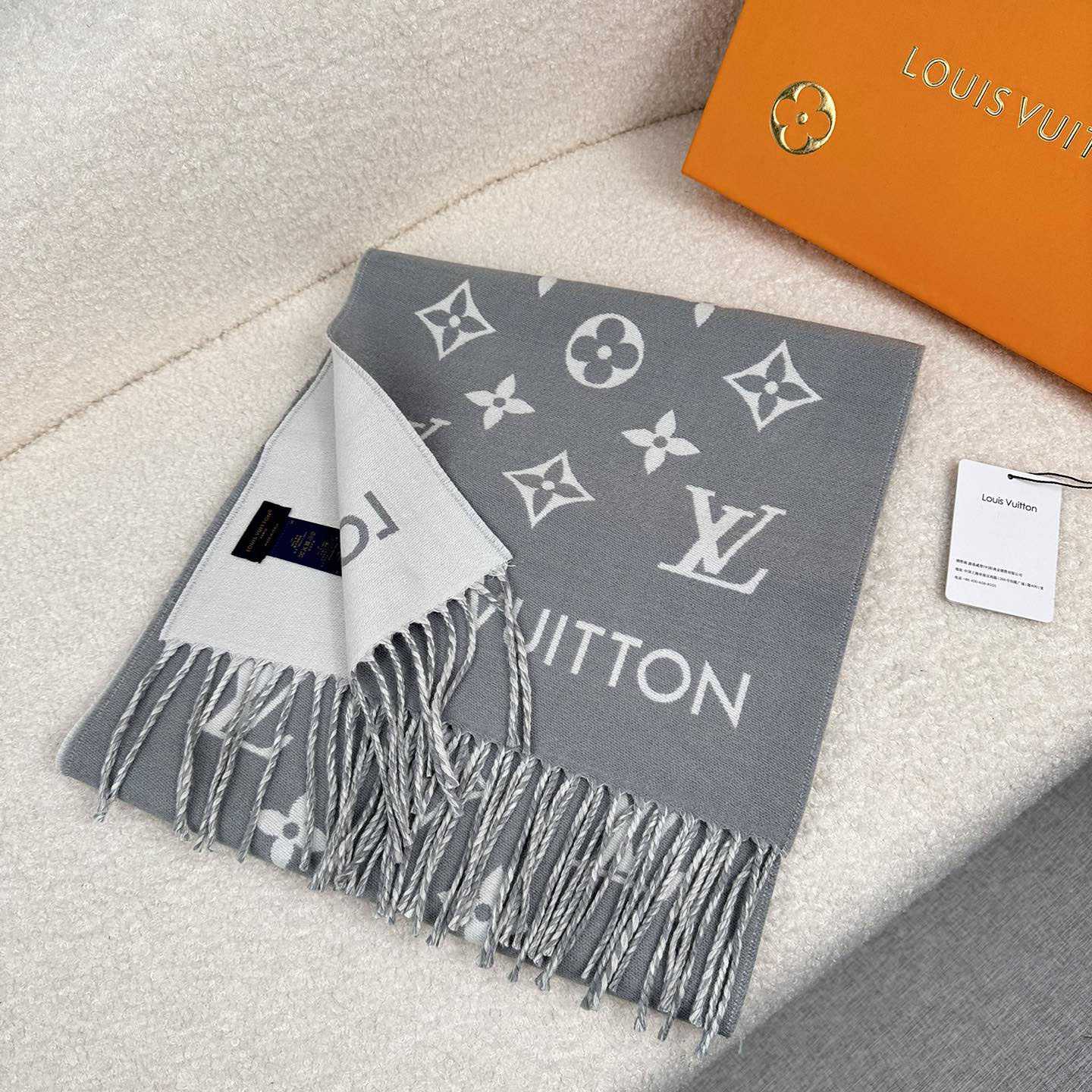 Louis Vuitton All About Monogram Scarf  M79226 - DopestKickz