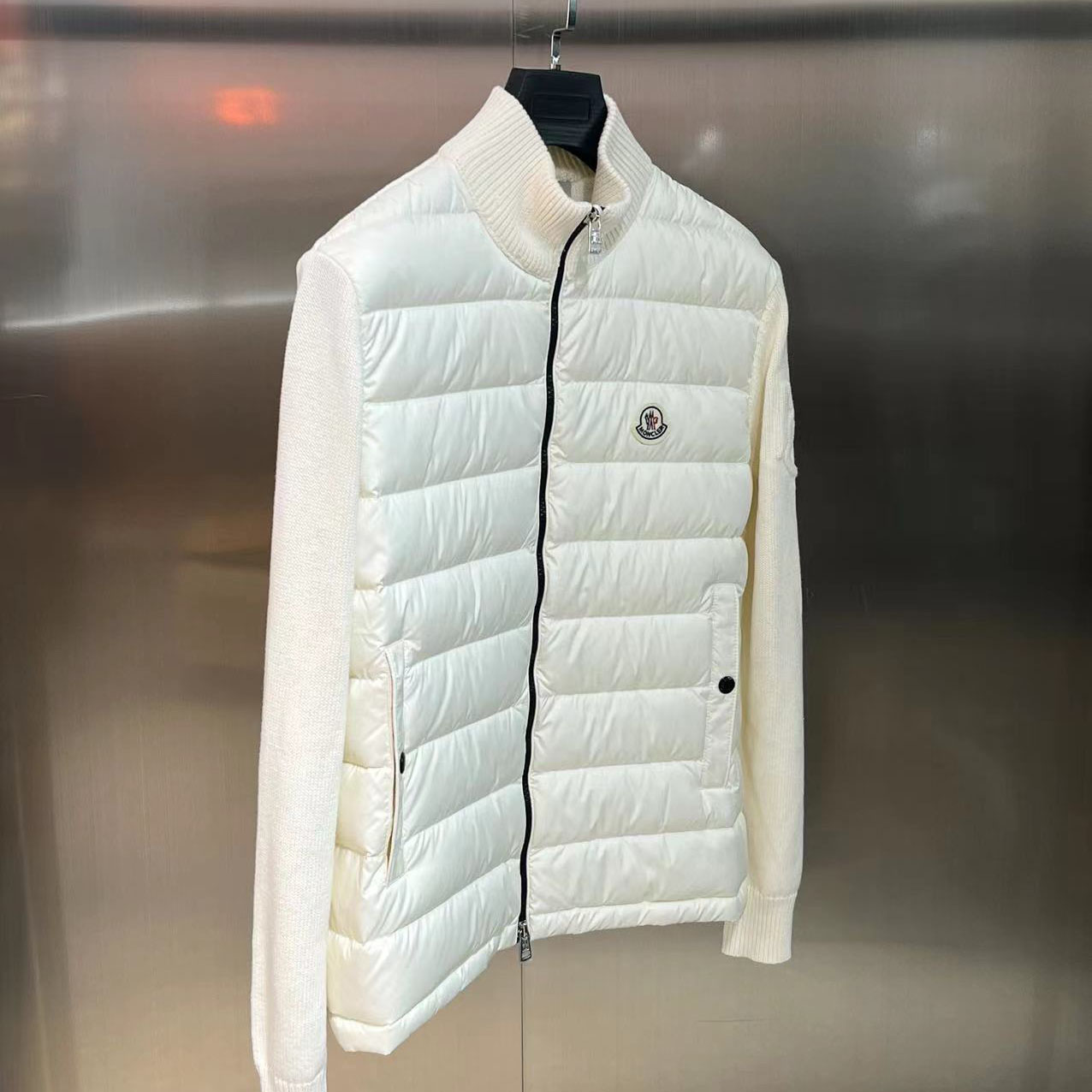 Moncler Down Puffer Cardigan - DopestKickz