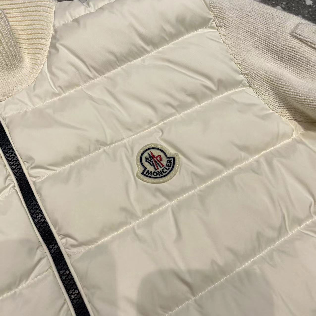 Moncler Down Puffer Cardigan - DopestKickz