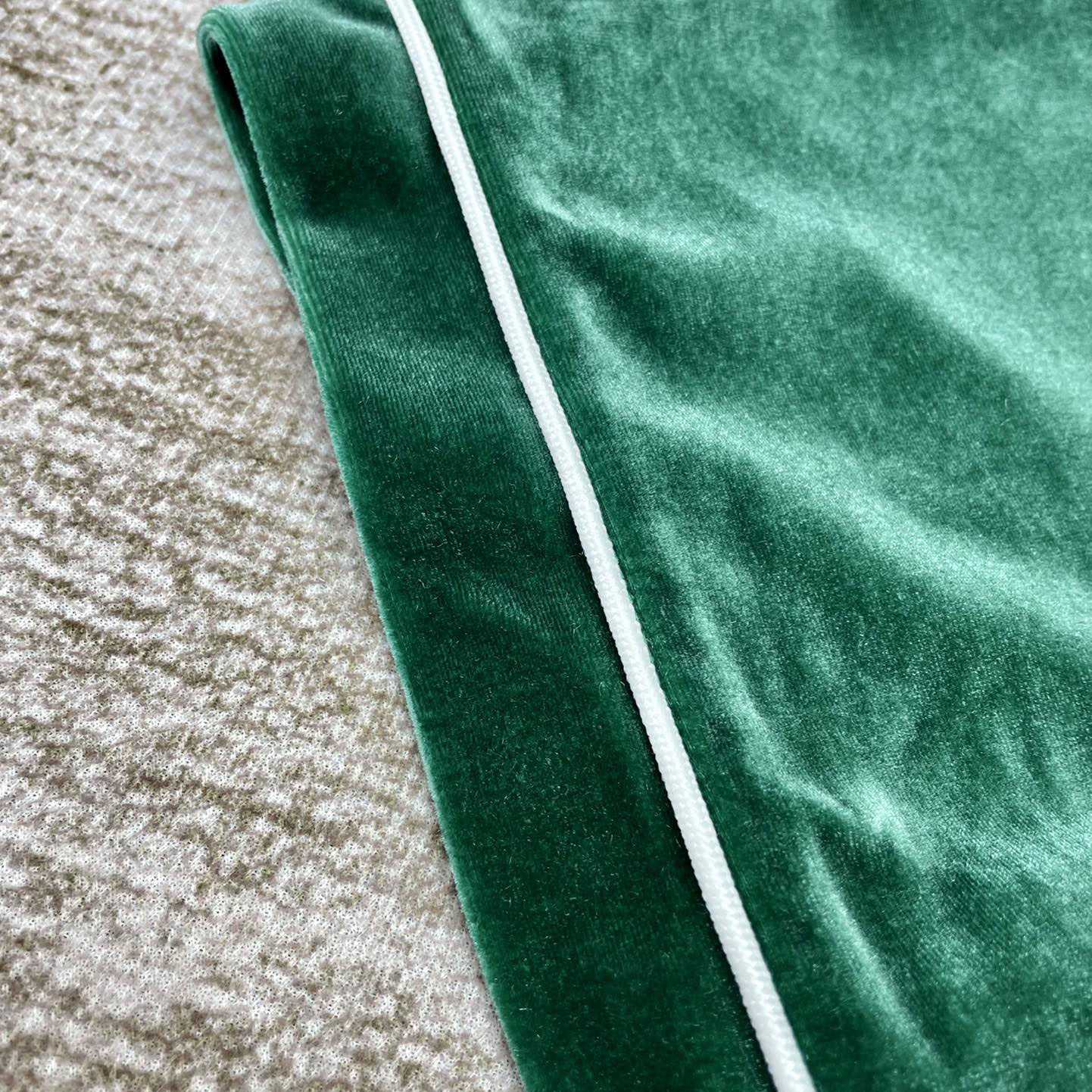 Casablanca Short-Sleeve Velour Shirt 'Evergreen'   c931 - DopestKickz