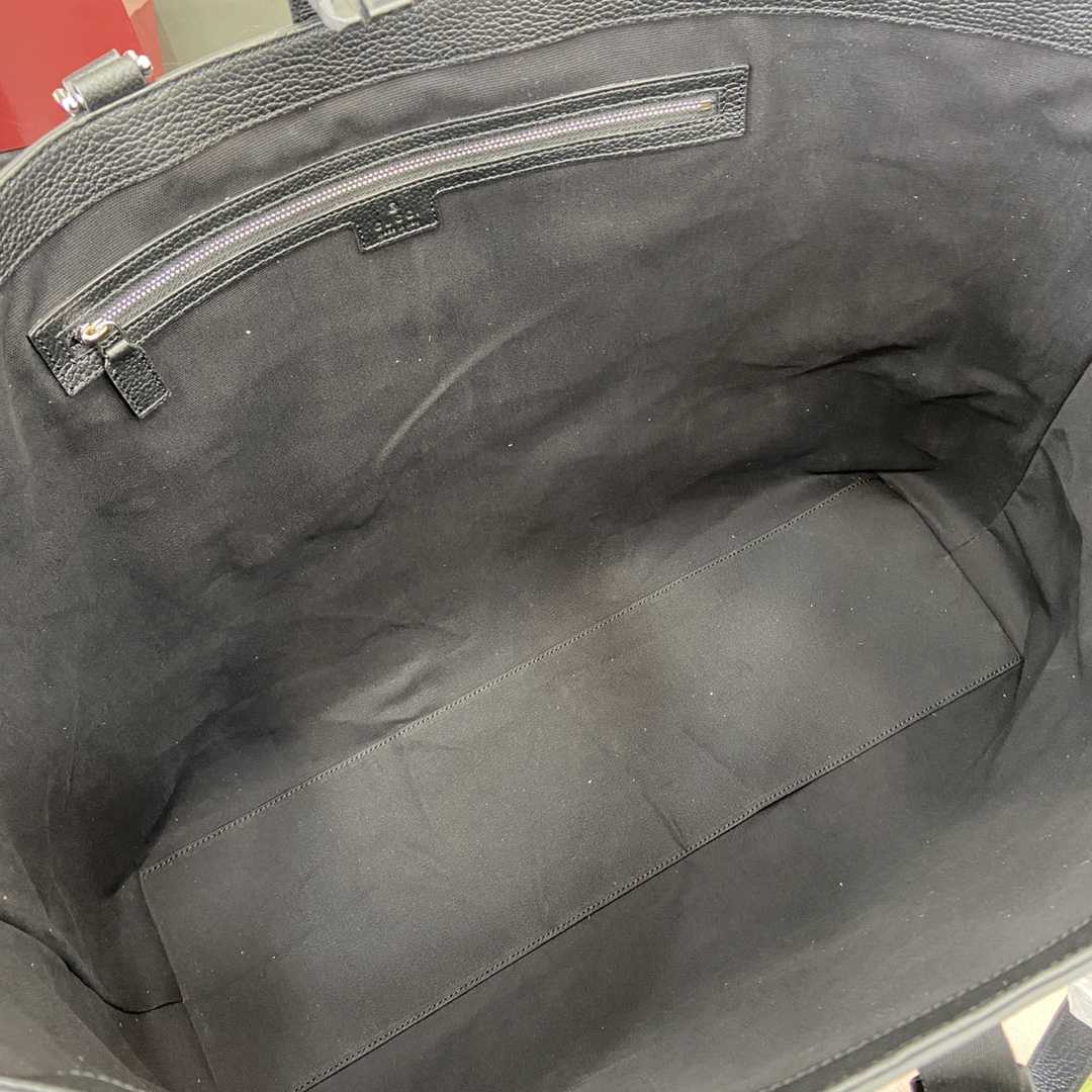 Gucci Large Tote Bag With Web - DopestKickz