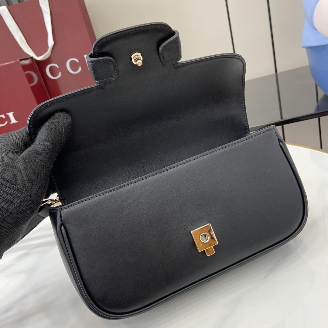Gucci Horsebit 1955 Soft Small Top Handle Bag  - DopestKickz